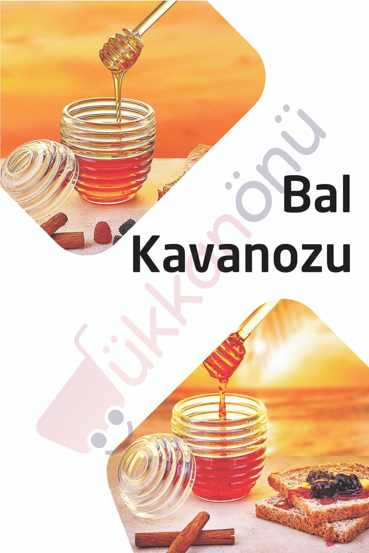 Dükkanönü Kaşıklı Kovan Şekilli Bal Reçel & Pekmez Kavanozu Kp-124