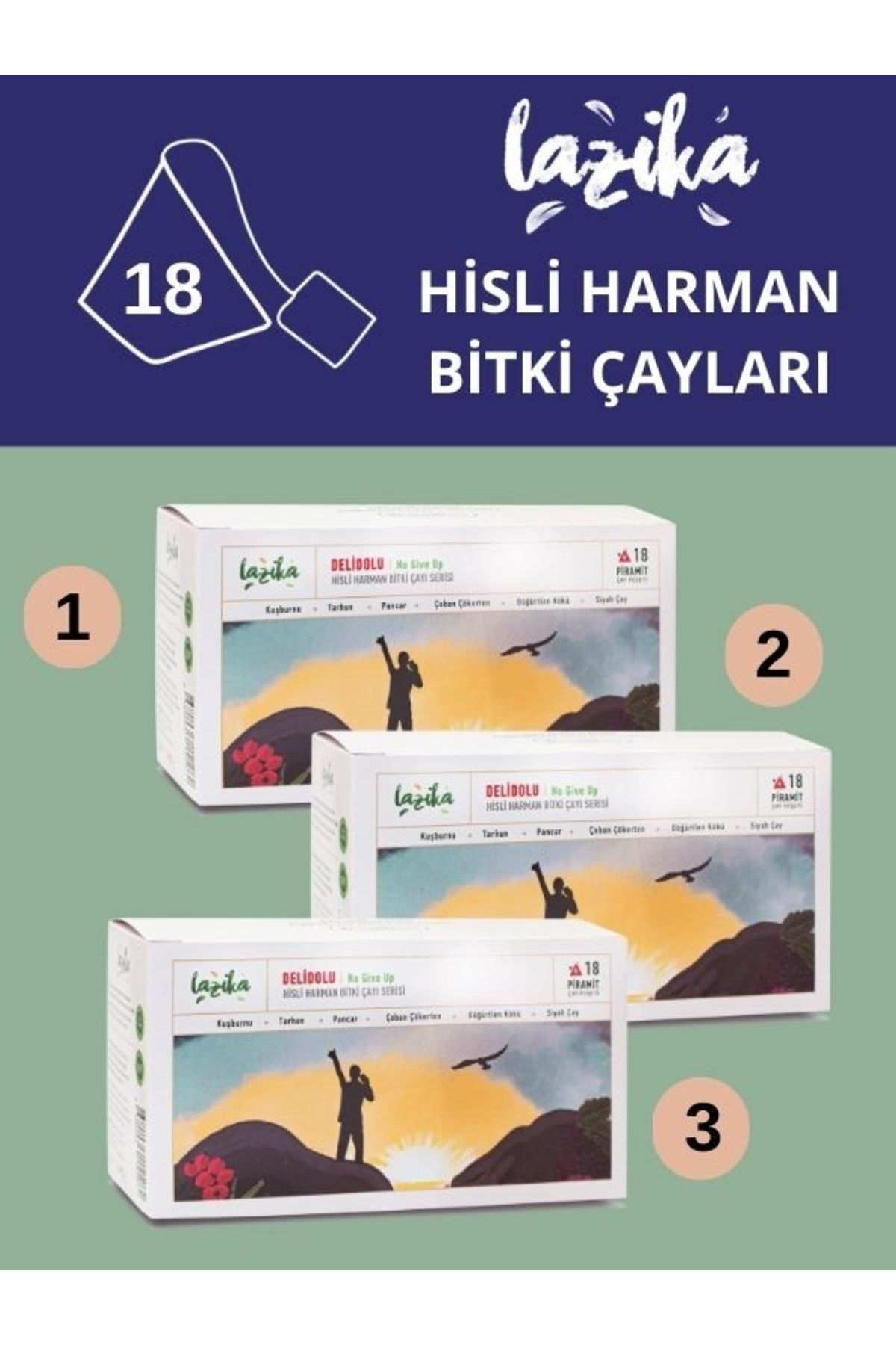 LAZİKA (3'LÜ SET) Hisli Harman Deli Dolu - Hangover Tea