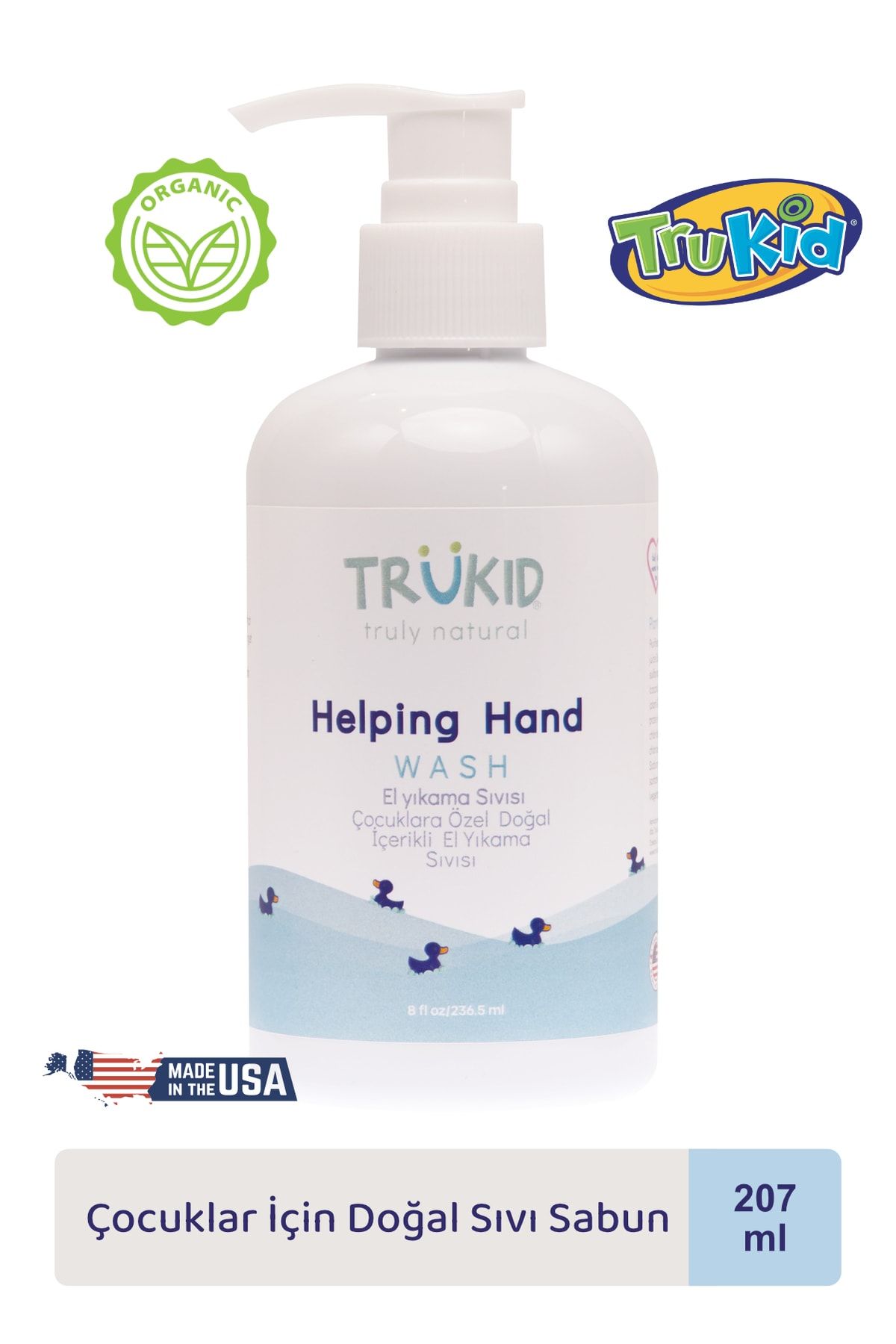 Trukid Helping Hand Wash - Sıvı El Sabunu 236.5 Ml