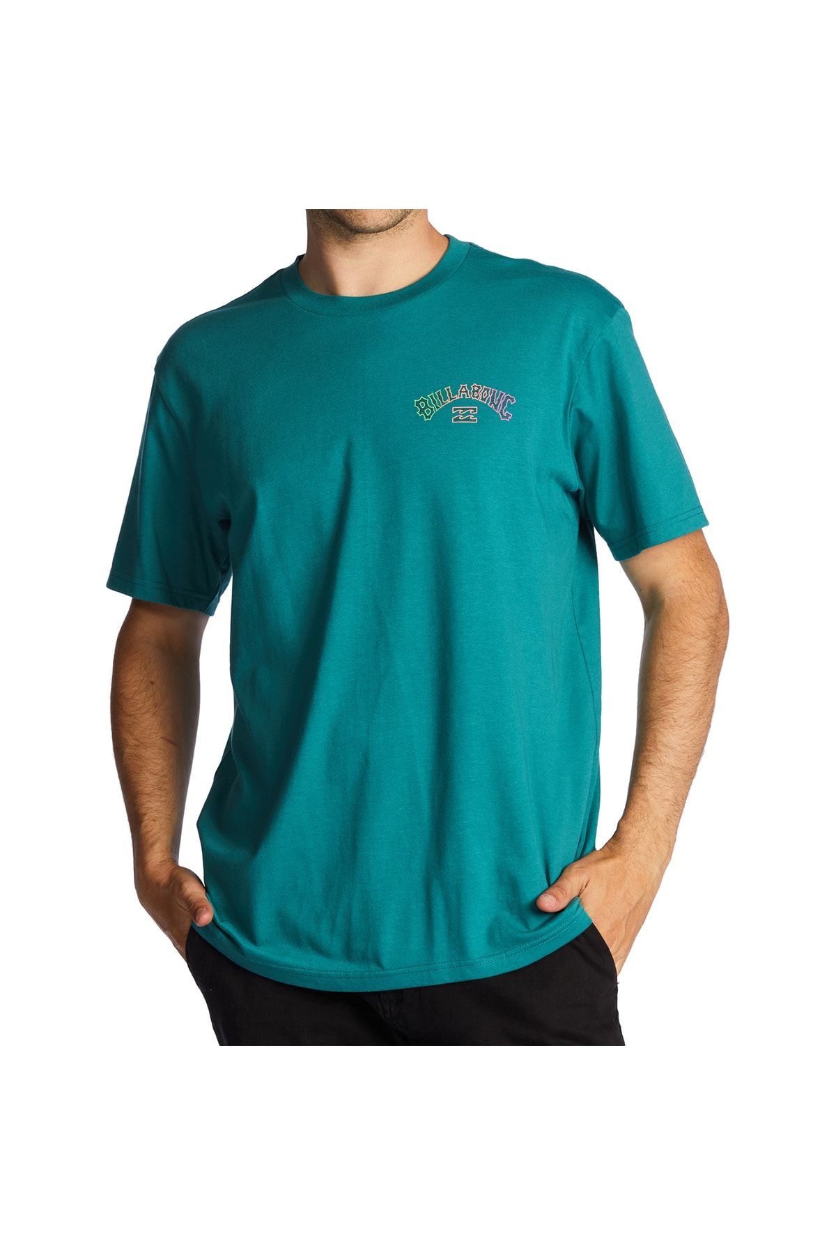 Billabong Arch Fill Ss Erkek Çok Renkli Günlük Stil T-shirt Abyzt01696-tea