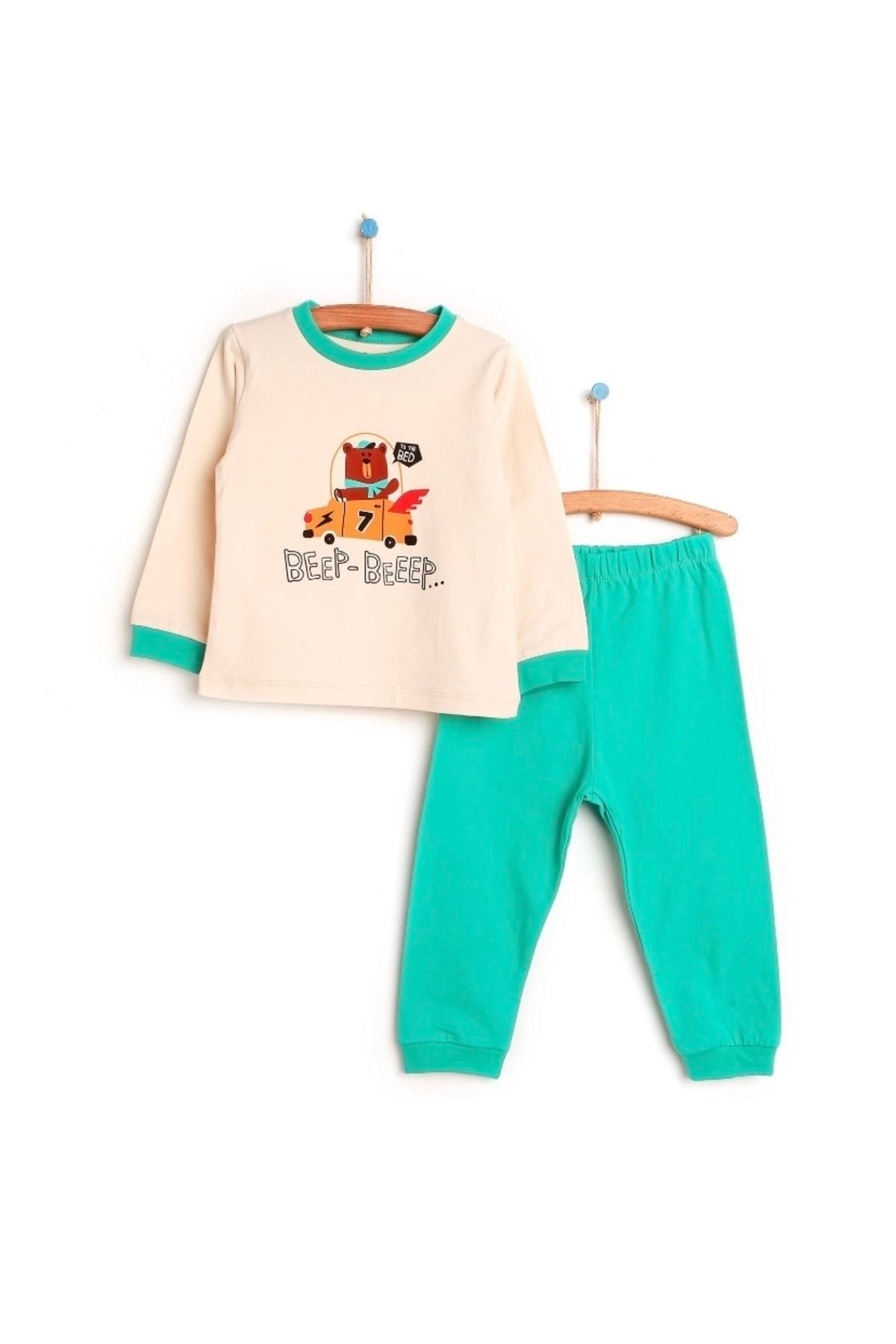 HelloBaby Basic Erkek Bebek Pijama Takımı