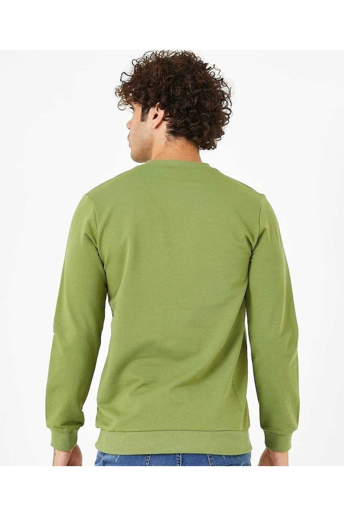 Breezy 2 Iplik Slim Basic Sweatshirt