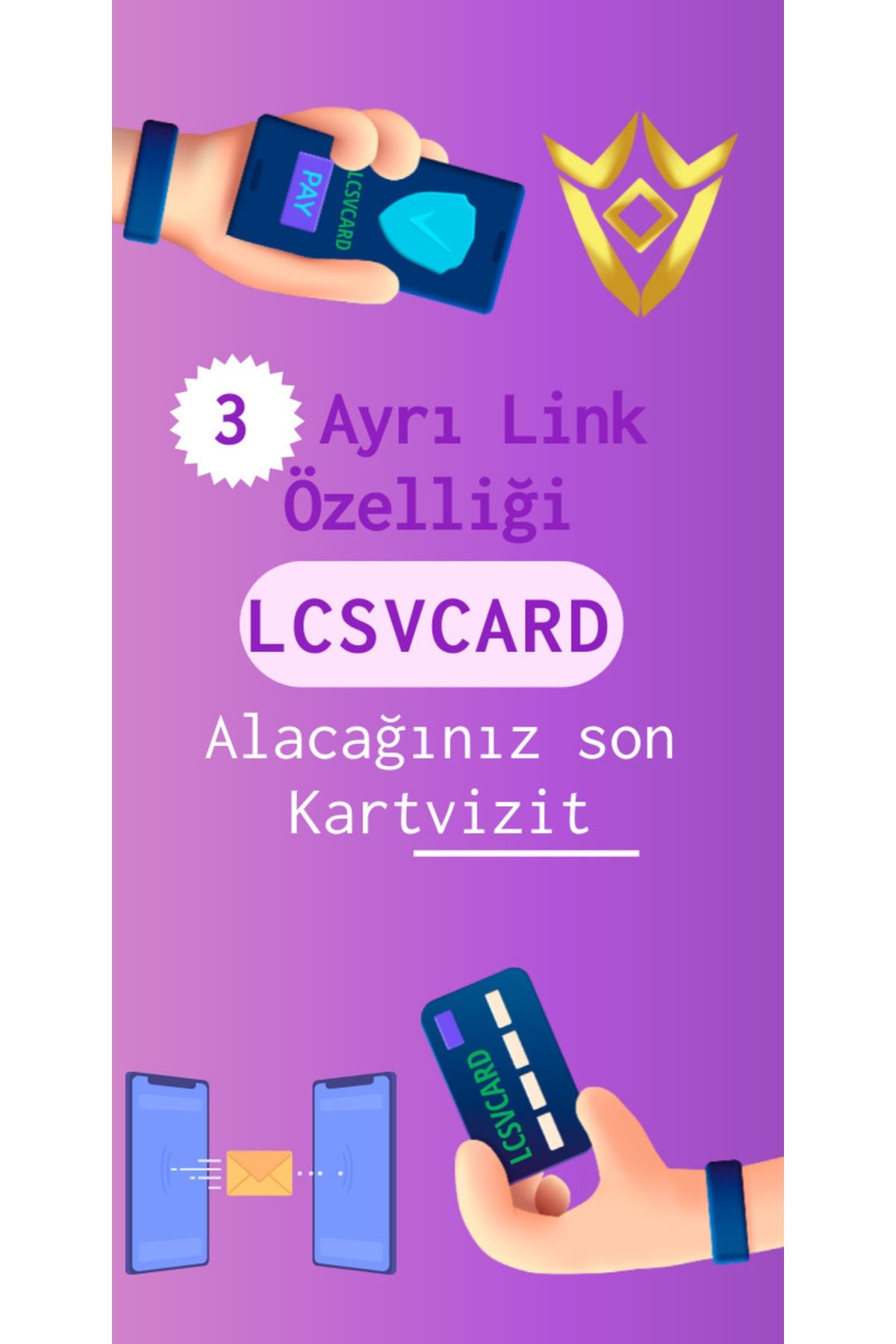 LCS VCard Dijital Kartvizit Kişiye Özel Logo Ve Tasarım