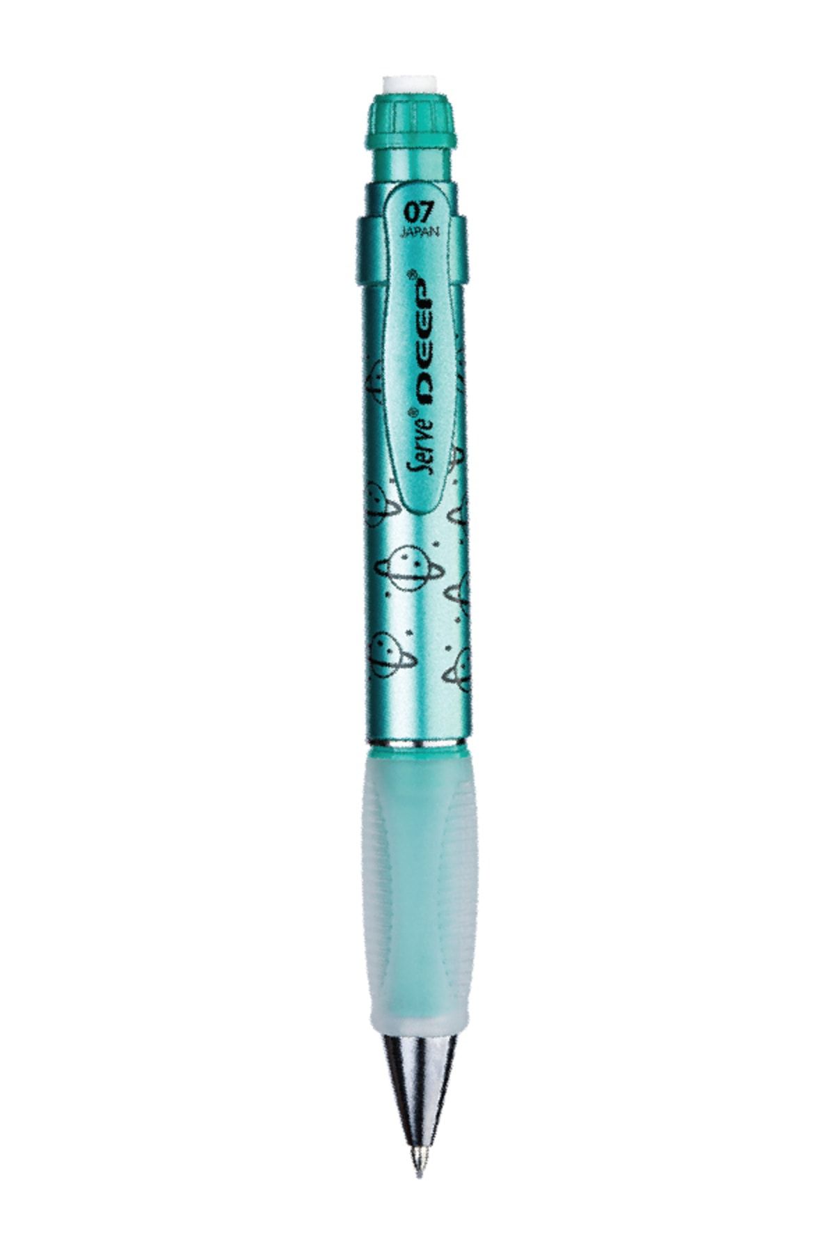 Serve Deep Mekanik Kurşun Kalem 07Mm Desenli Metalik Yeşil