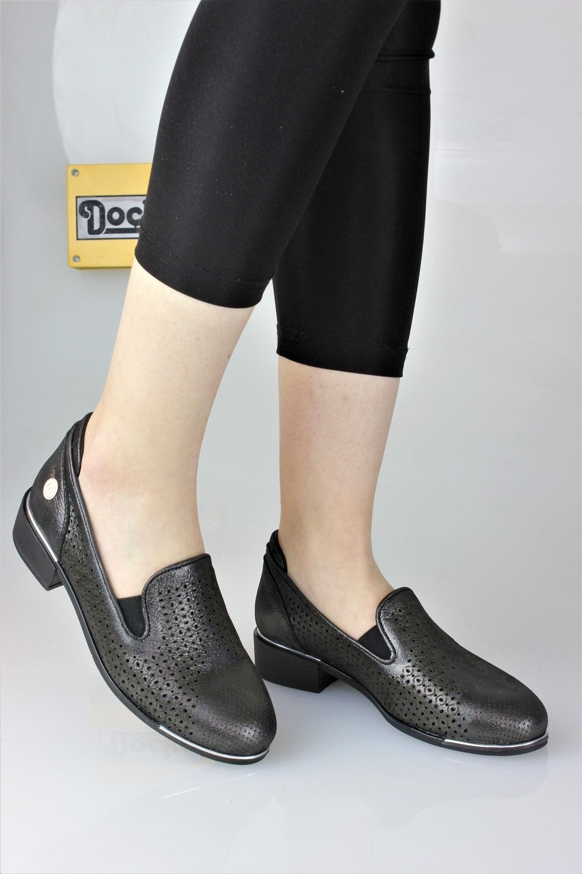 Mammamia Kadın Yazlık Deri Spor Tarz Klasik Ayakkabı