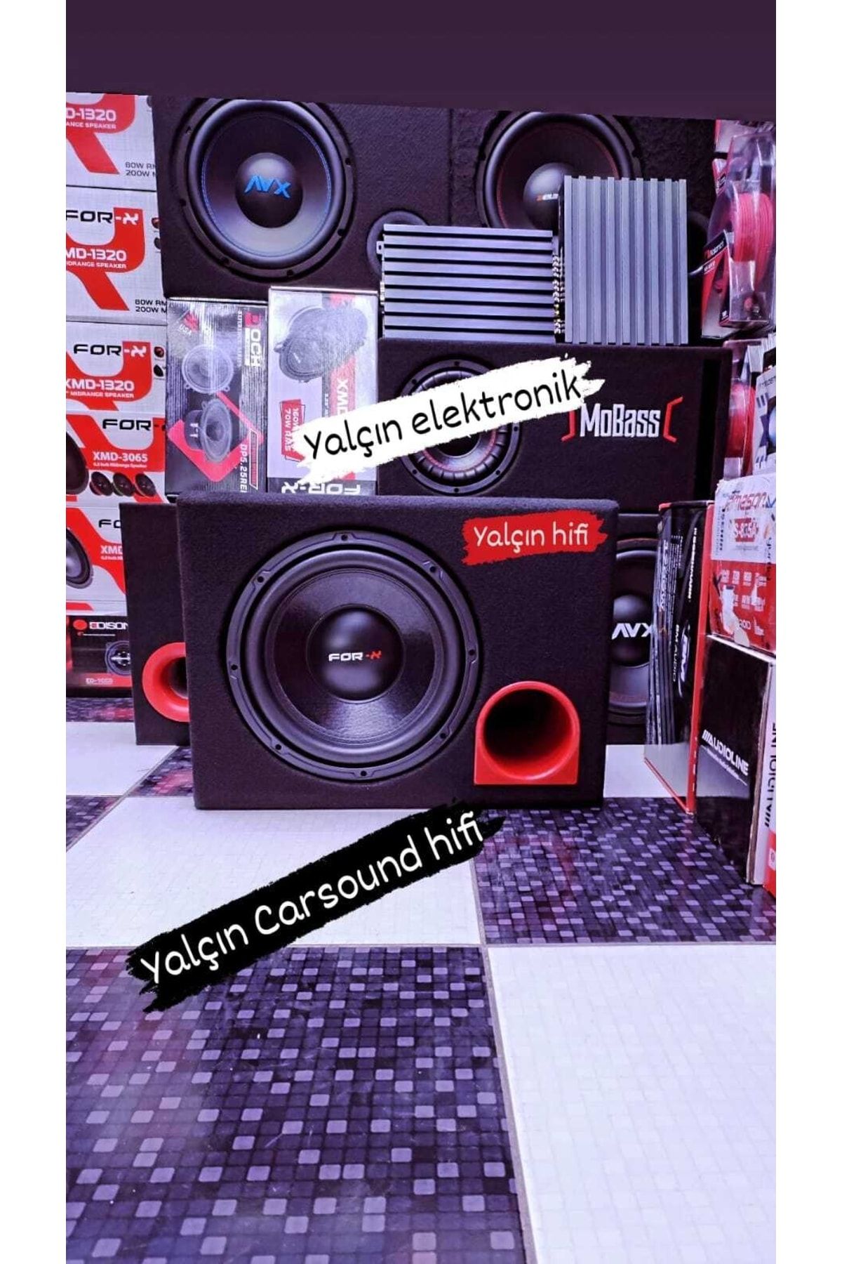 FORX5 For-x Xbass 1300 Watt 350 Rms 30 Cm Subwoofer 2yıl Garantili