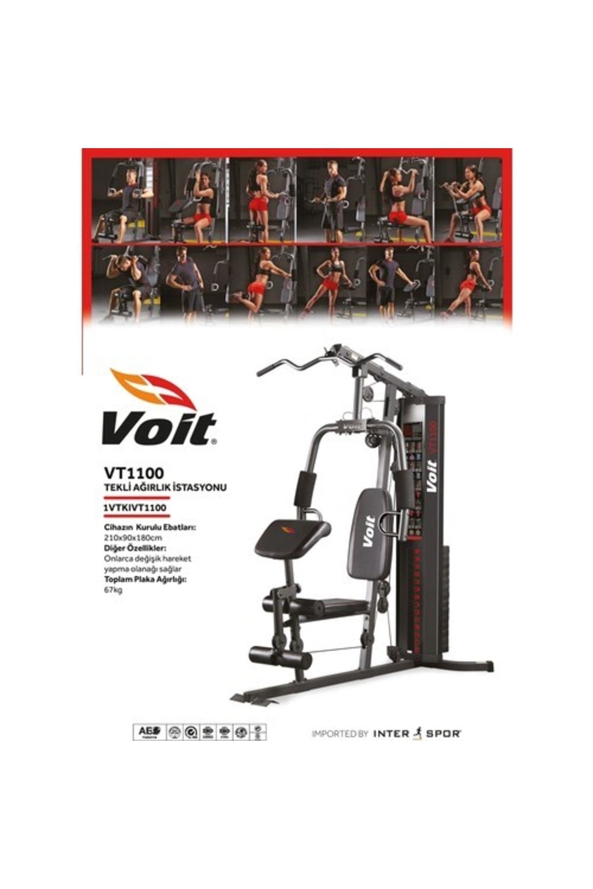 Voit Vt1100 Ağırlık Istasyonu Homegym 2023