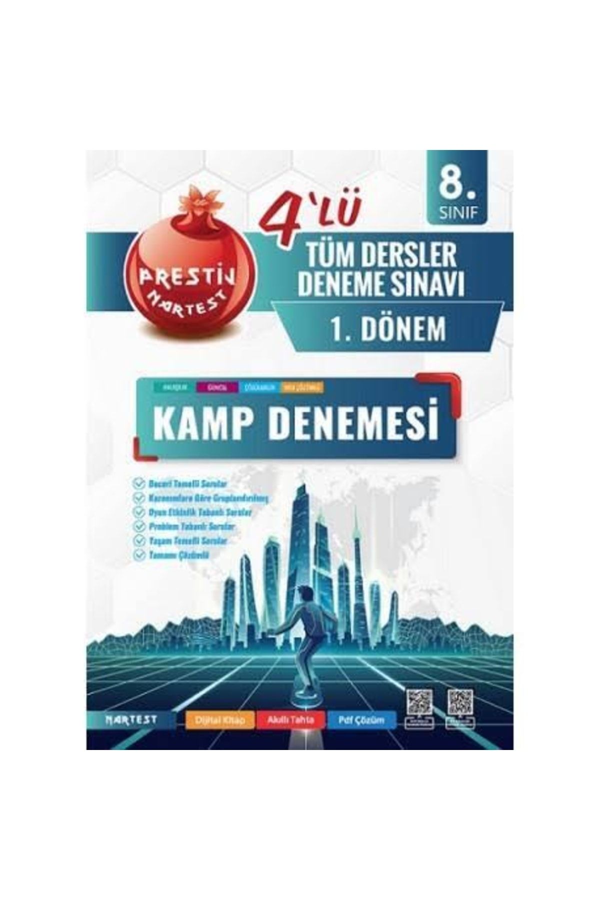 Nartest Yayınları Nartest 8.sınıf 1.dönem 4lü Kamp Deneme