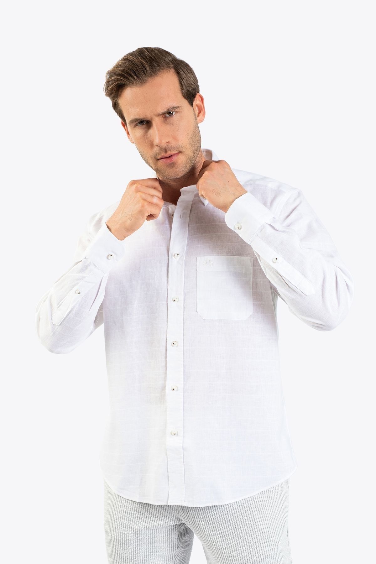 Karaca Erkek Regular Fıt Gömlek-beyaz