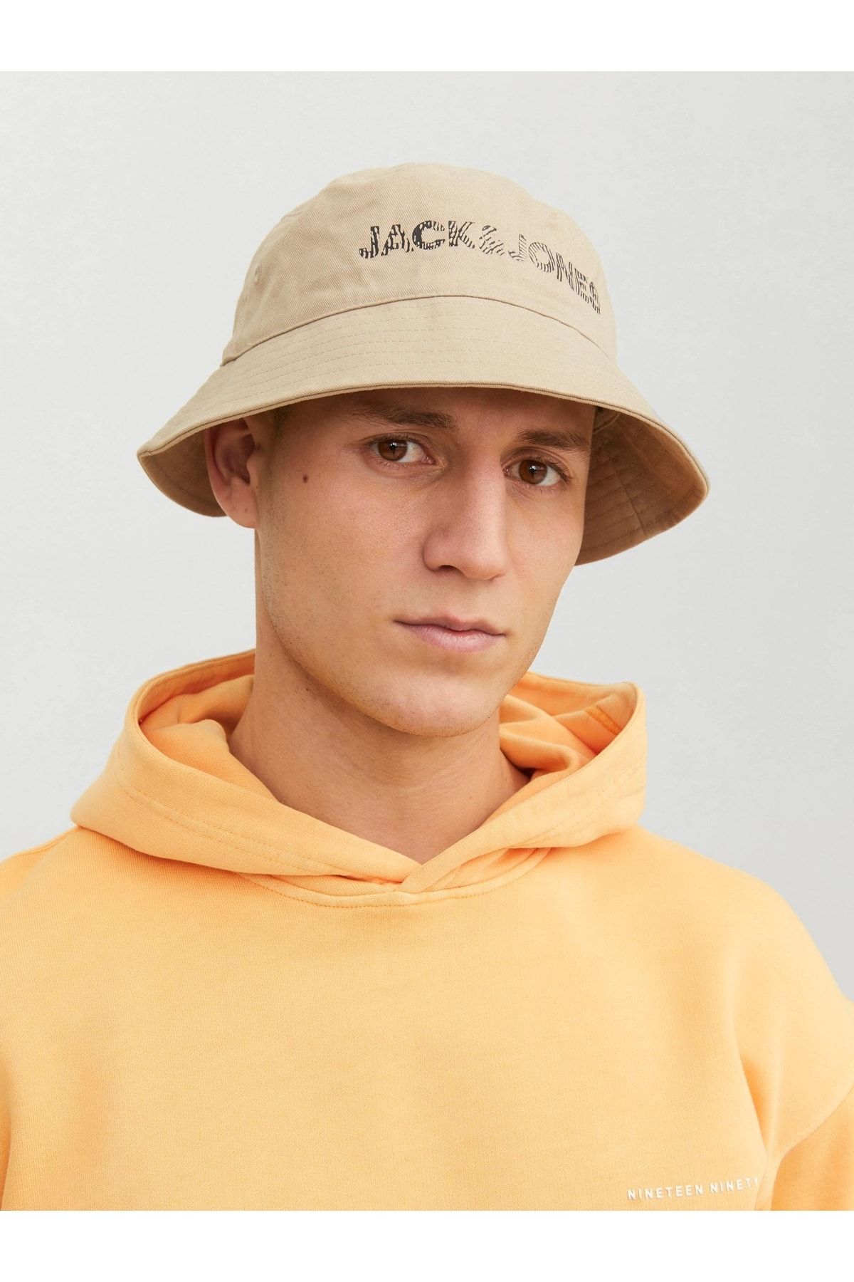 Jack & Jones Jack Jones Adrıan Bucket Hat Erkek Beyaz Şapka 12235410-01