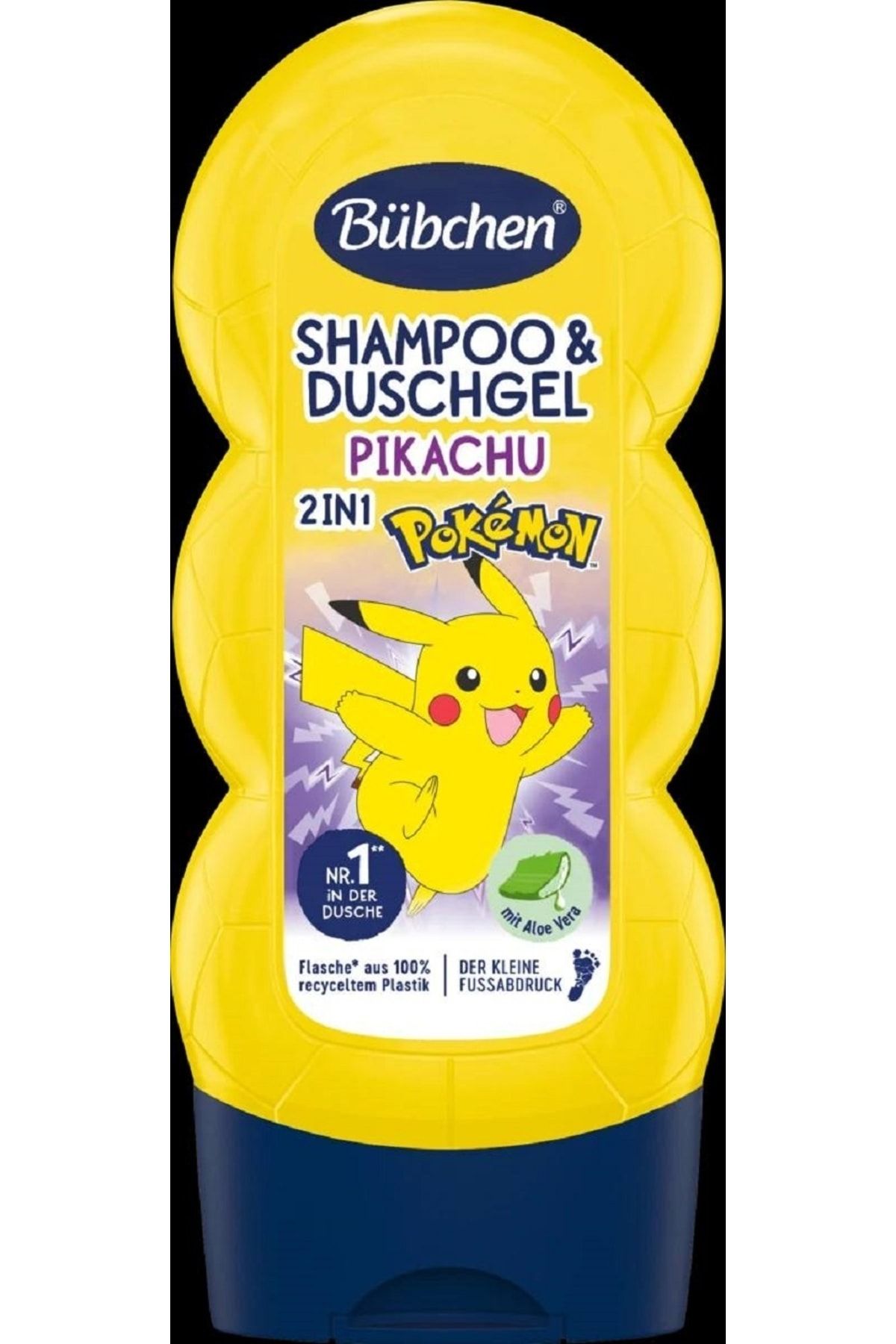 Bübchen Çocuk Şampuanı Ve Duş Jeli 2'si 1 Arada Pokemon Pikachu Hassas Çocuk Cildinin Nemini Korur