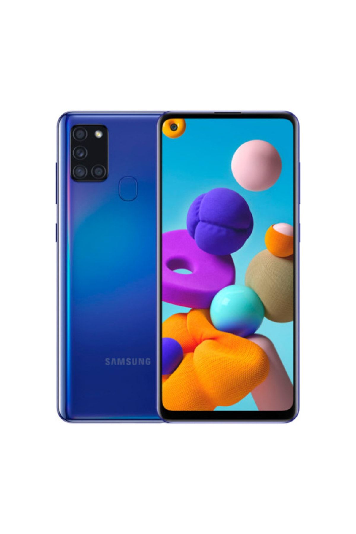 Samsung Yenilenmiş Galaxy A21s 64 Gb Mavi B Grade