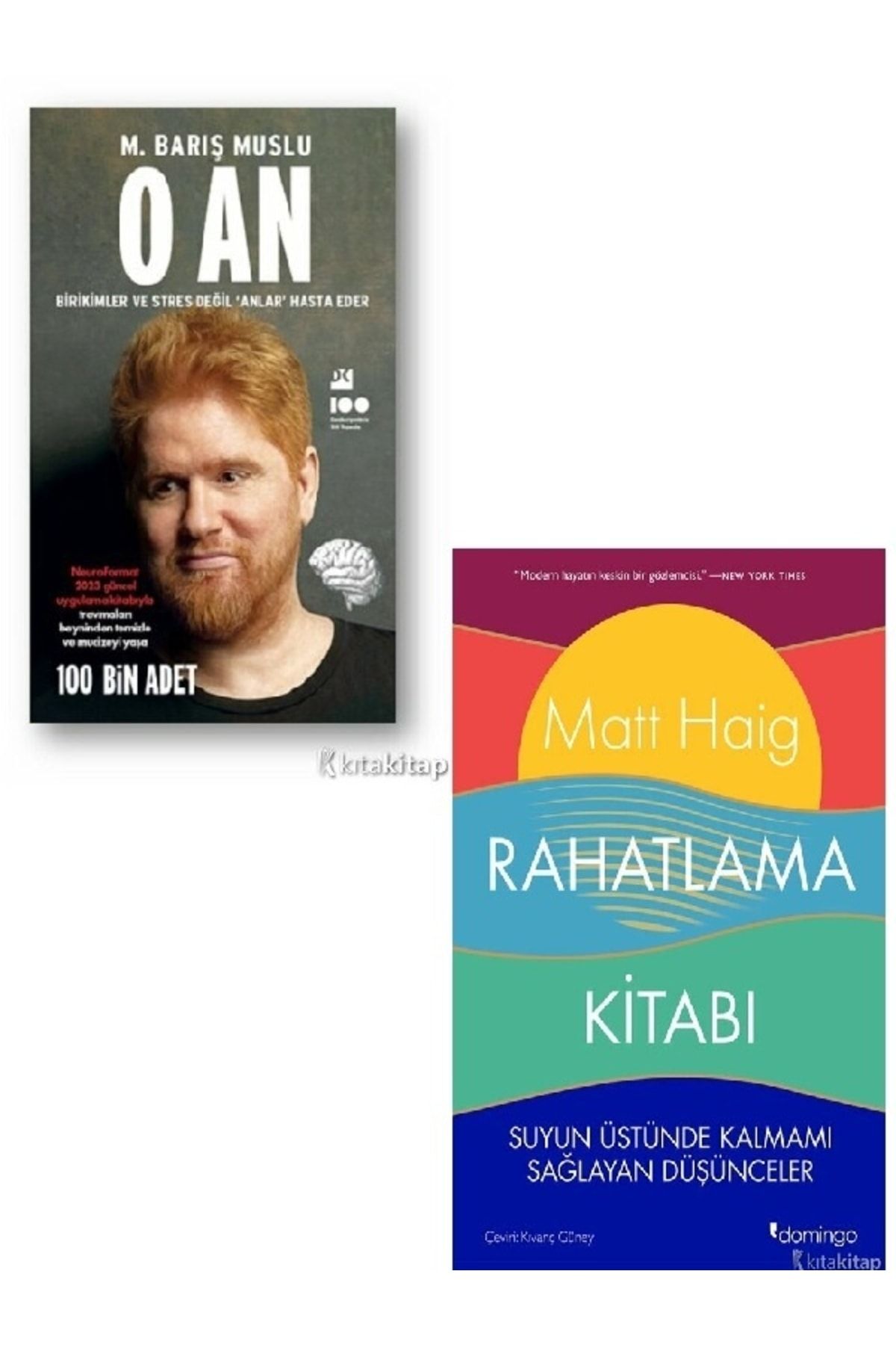 Karakarga Yayınları O An - Rahatlama Kitabı - M. Barış Muslu - Matt Haig 2 Kitap Set