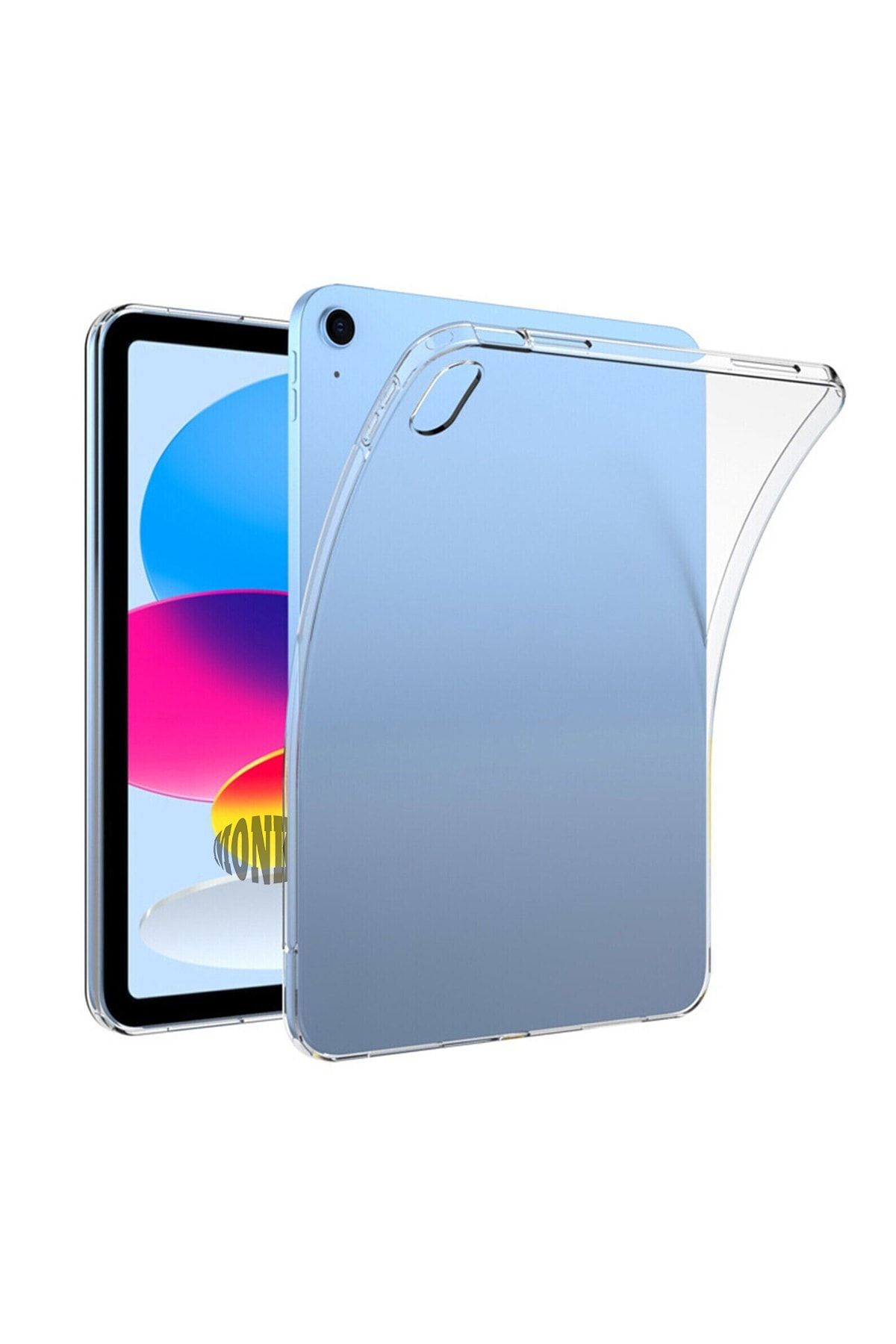 Jolita Ipad 10. Nesil 10.9 Inç 2022 Uyumlu Şeffaf Silikon Tablet Kılıfı Kapak Renksiz