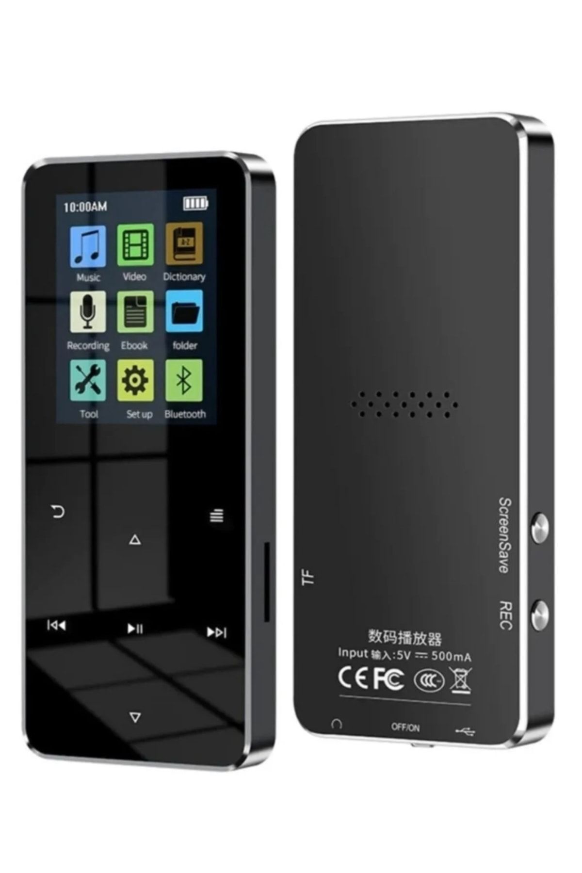 Tastech Bluetooth Lu Mp3-mp4 Çalar Ses Kayıt Fm Radyolu Şarjlı Mp4 Player Dahili Hoparlör 8gb Hafızalı