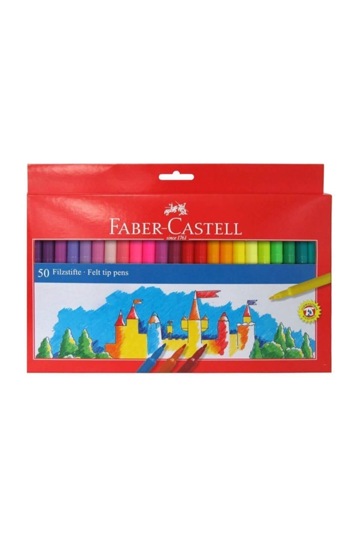 Faber Castell 50 Renk Keçeli Kalem