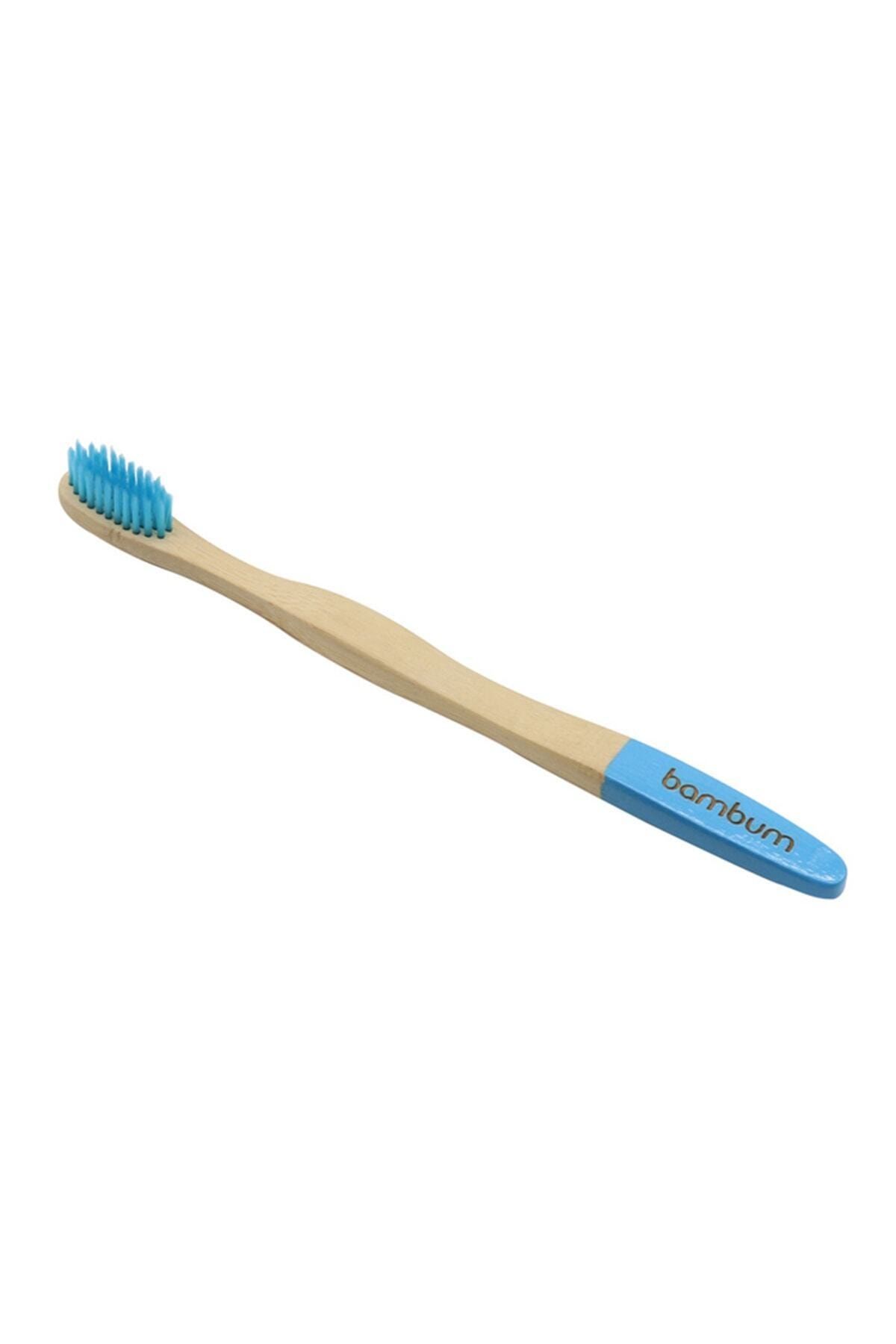 Bambum Salute - Bambu Diş Fırçası Yetişkin-mavi