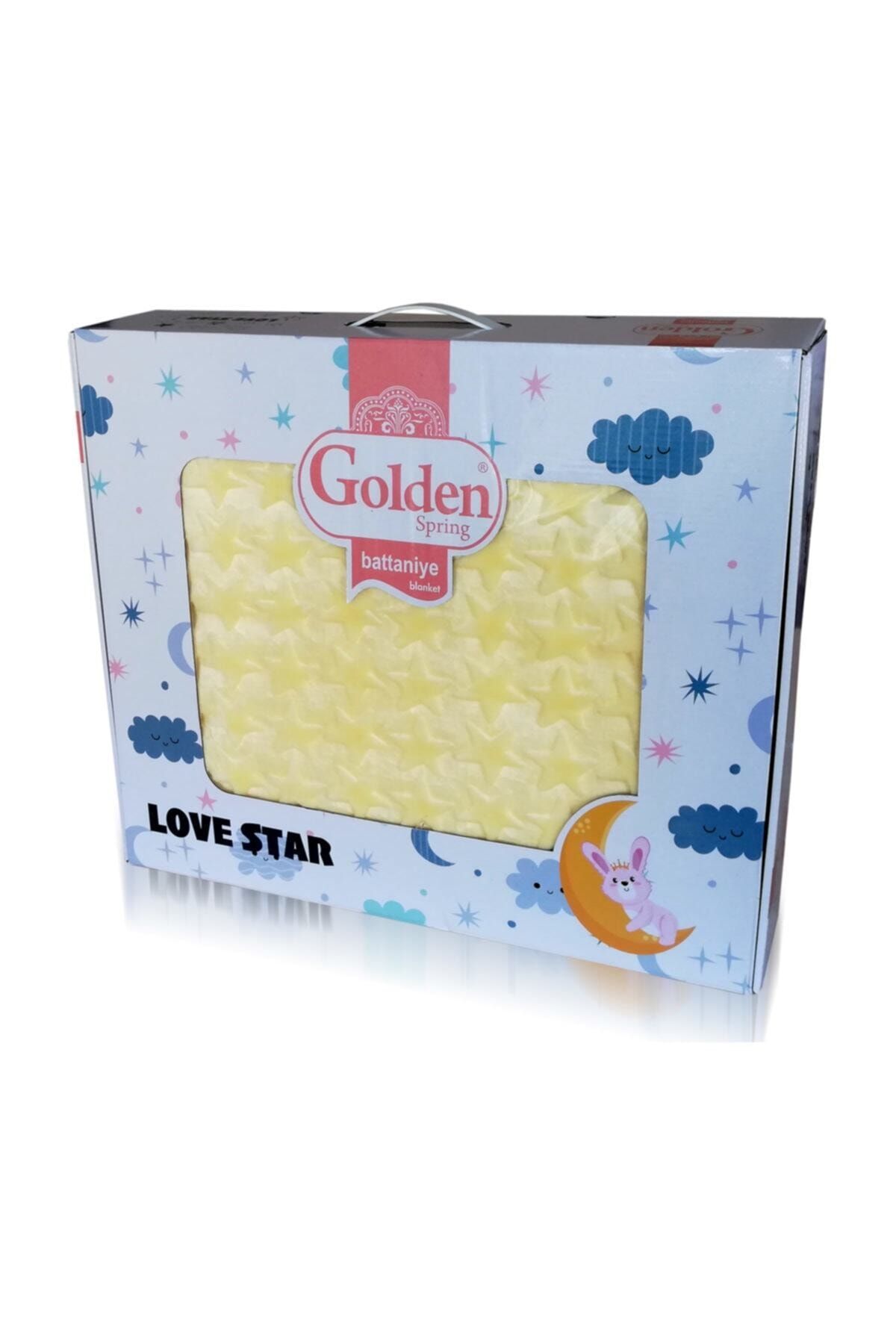 Golden Spiring Kabartmalı Peluş Bebek Battaniye Blanket 100x120 cm