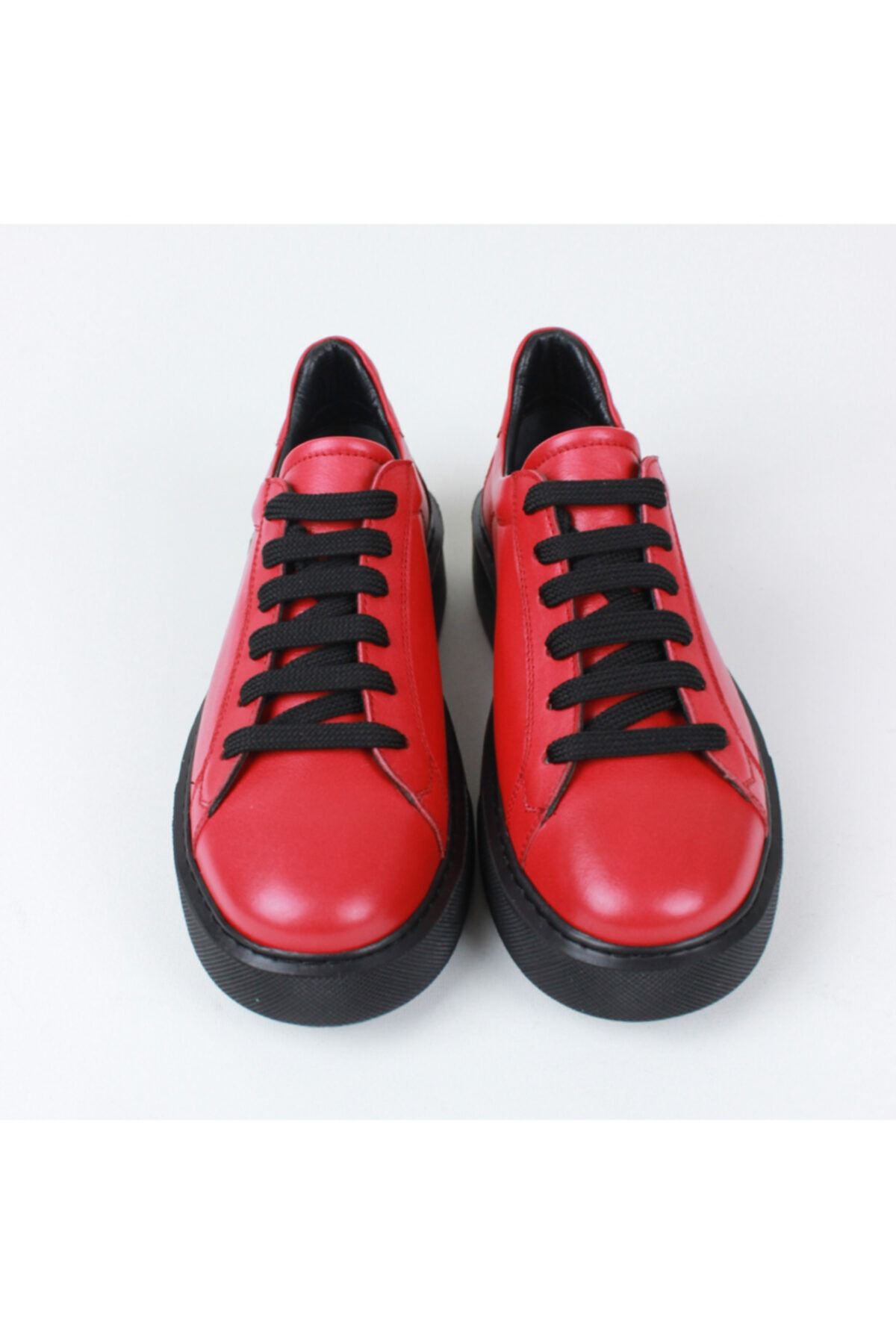 RBN Kadın Kırmızı Hakiki Deri Sneaker