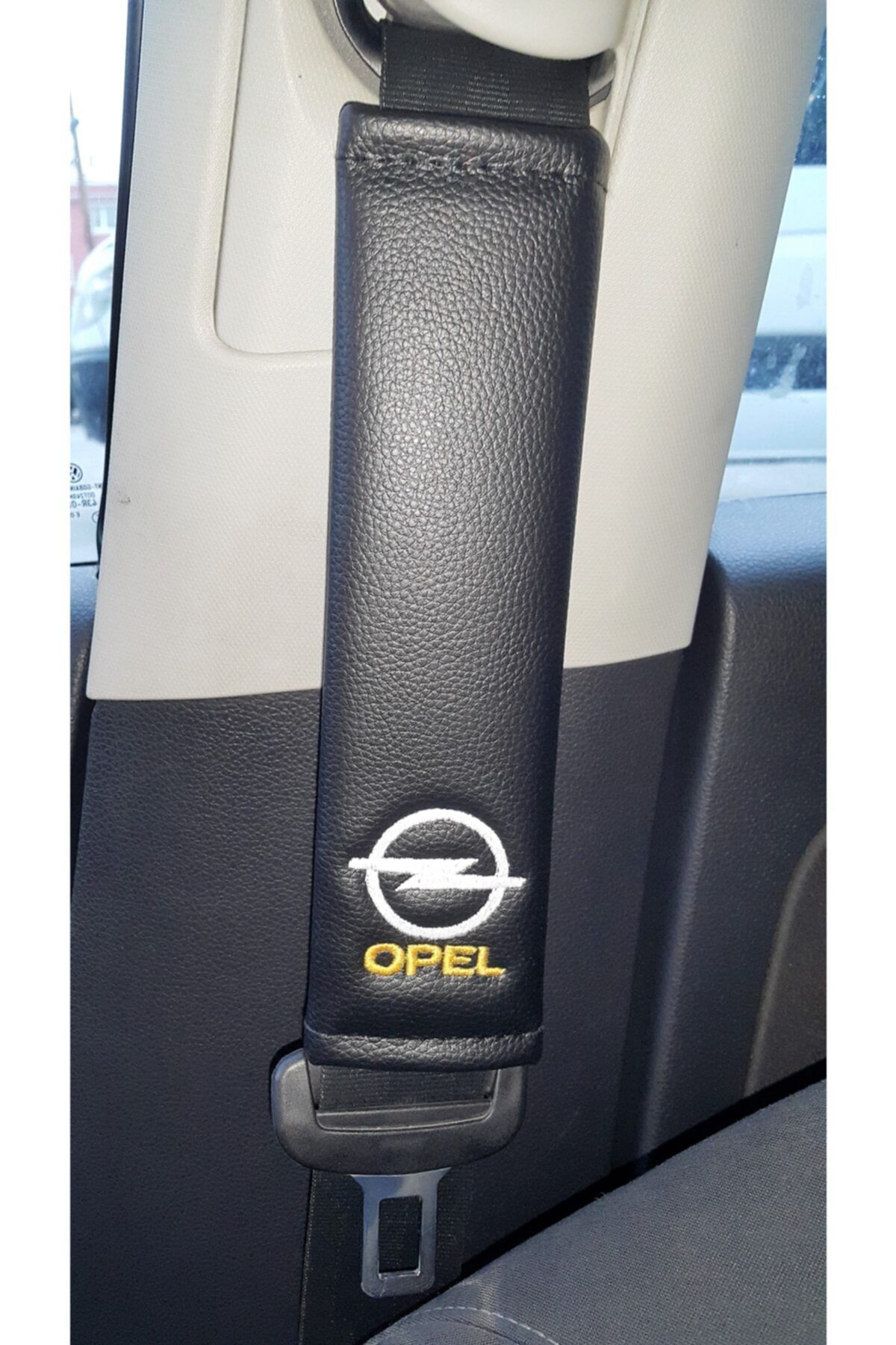 Genel Markalar Opel Deri Emniyet Kemer Kılıfı Siyah Iki Adet