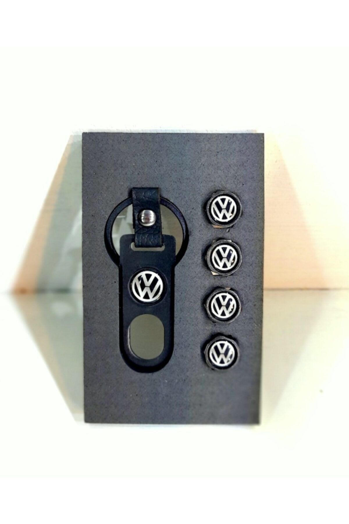 Volkswagen Metal Anahtarlık Ve Sibop Kapağı