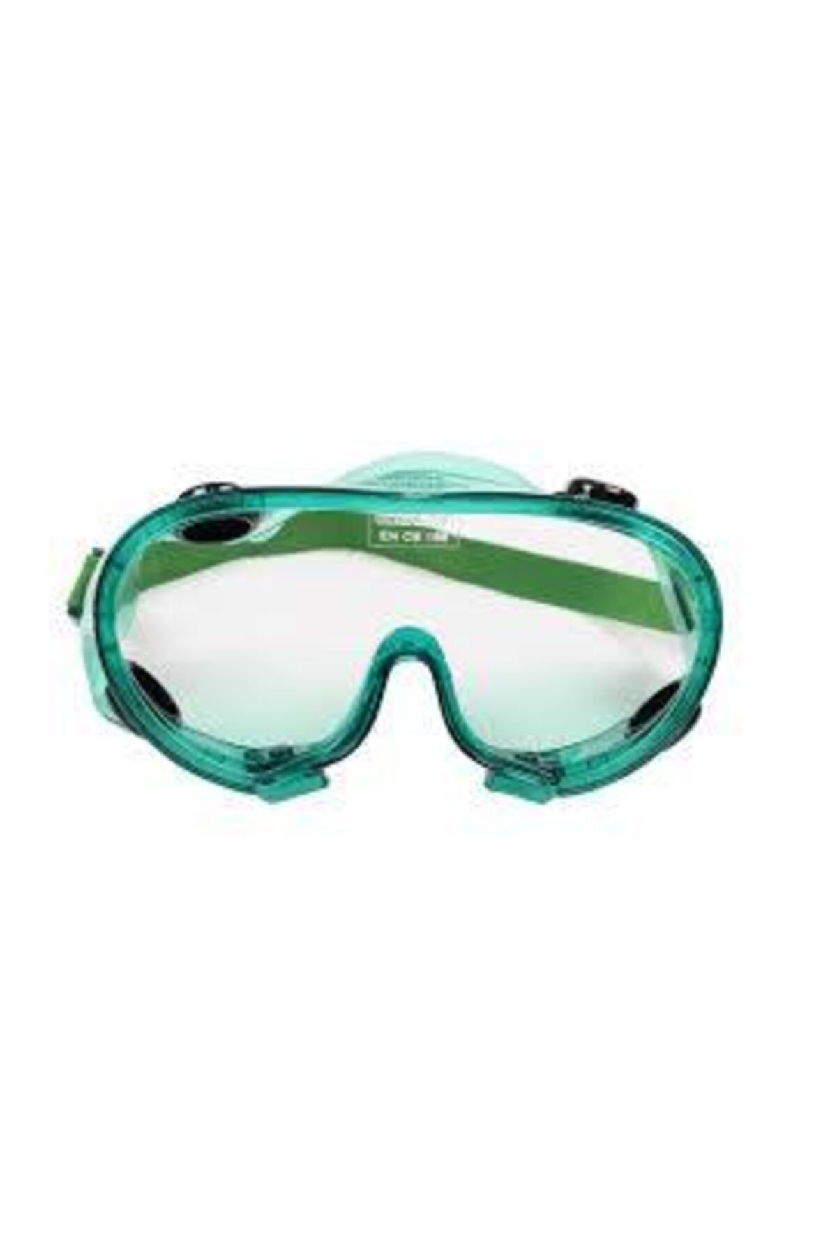 Sembol Yeşil Şeffaf Koruyucu Buğulanmaz Gözlük S-550