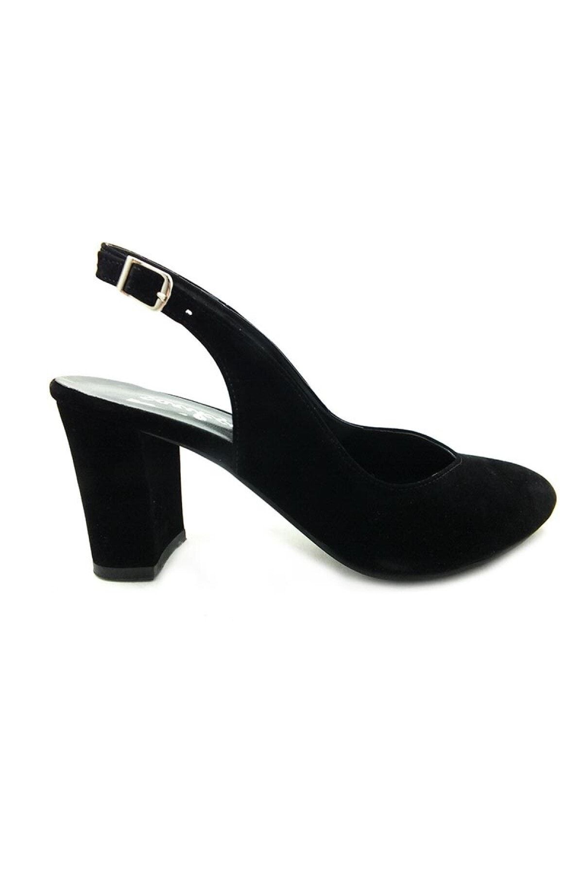 Çarıkçım Kadın Siyah Topuklu Ayakkabı - 650