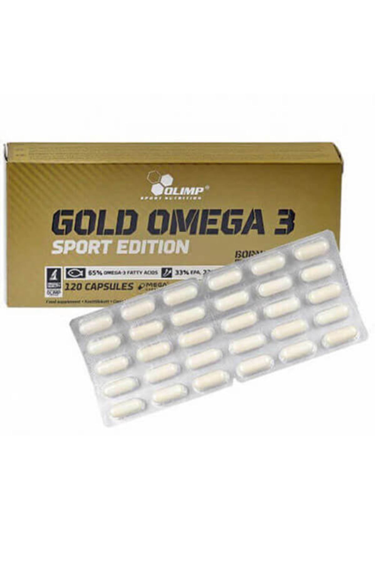 Olimp Gold Omega 3 Sport Edition 120 Kapsül Balık Yağı