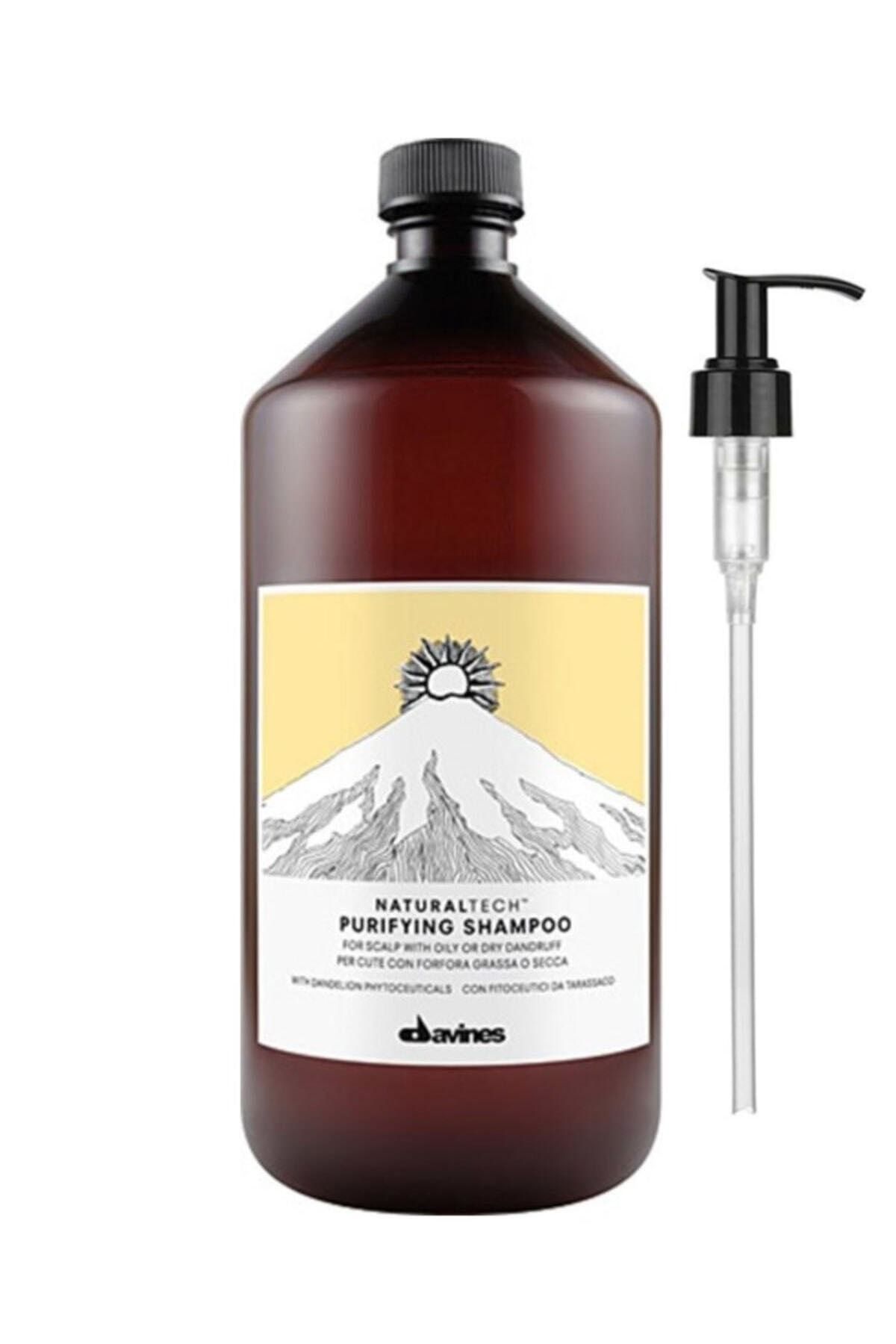Davines Eva- Natural Tech Purifying Kepek Önleyici Şampuan 1000 Ml Bakım Ürünü