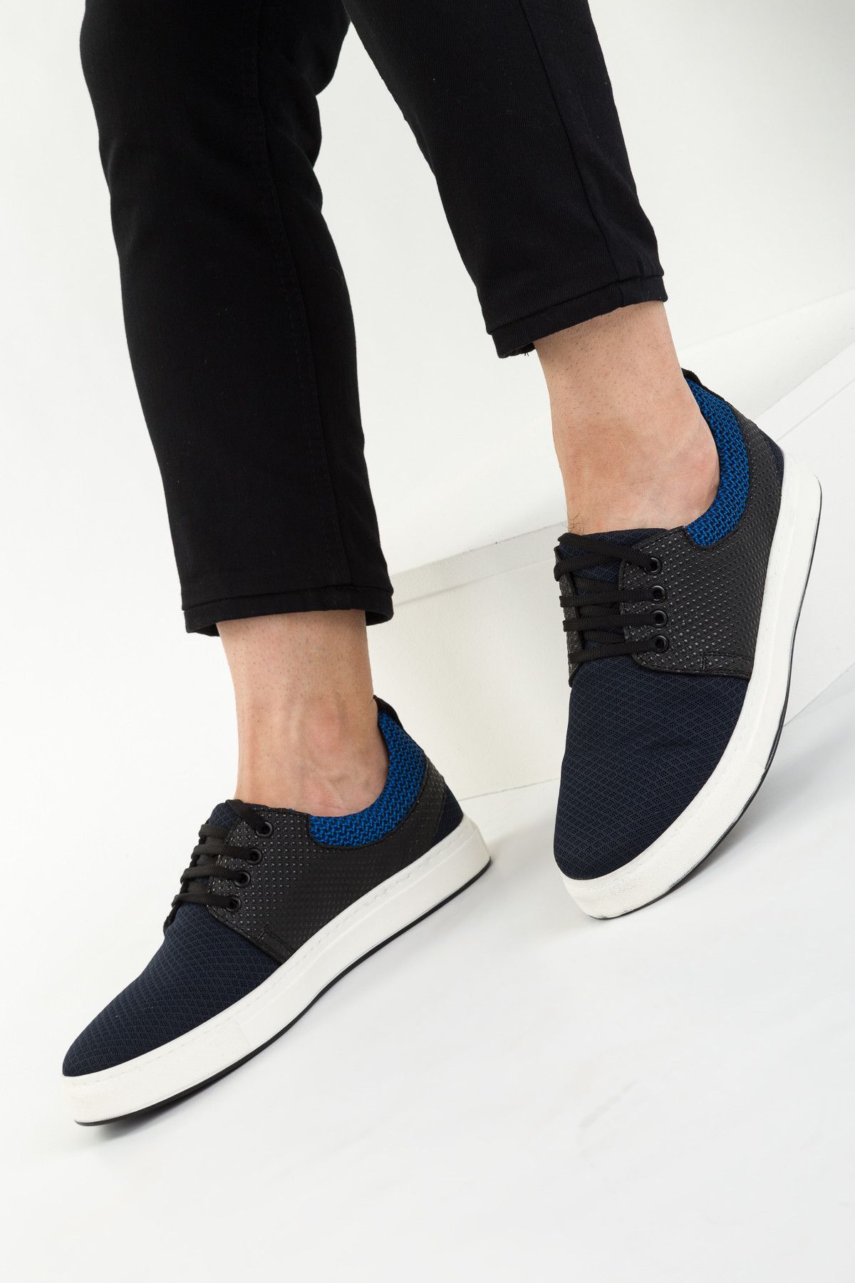 Soho-Men Lacivert Siyah Erkek Sneaker 2339