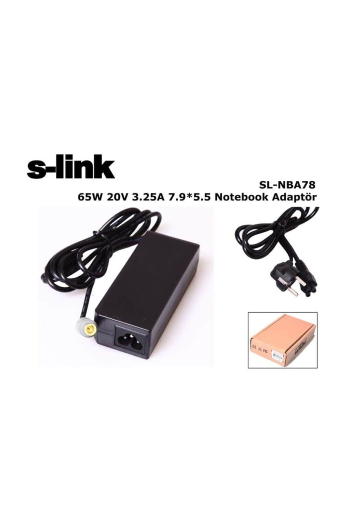 S-Link Orijinal 65W 20V 3.25A 7.9*5.5 IBM Lenovo Notebook Standart Adaptör