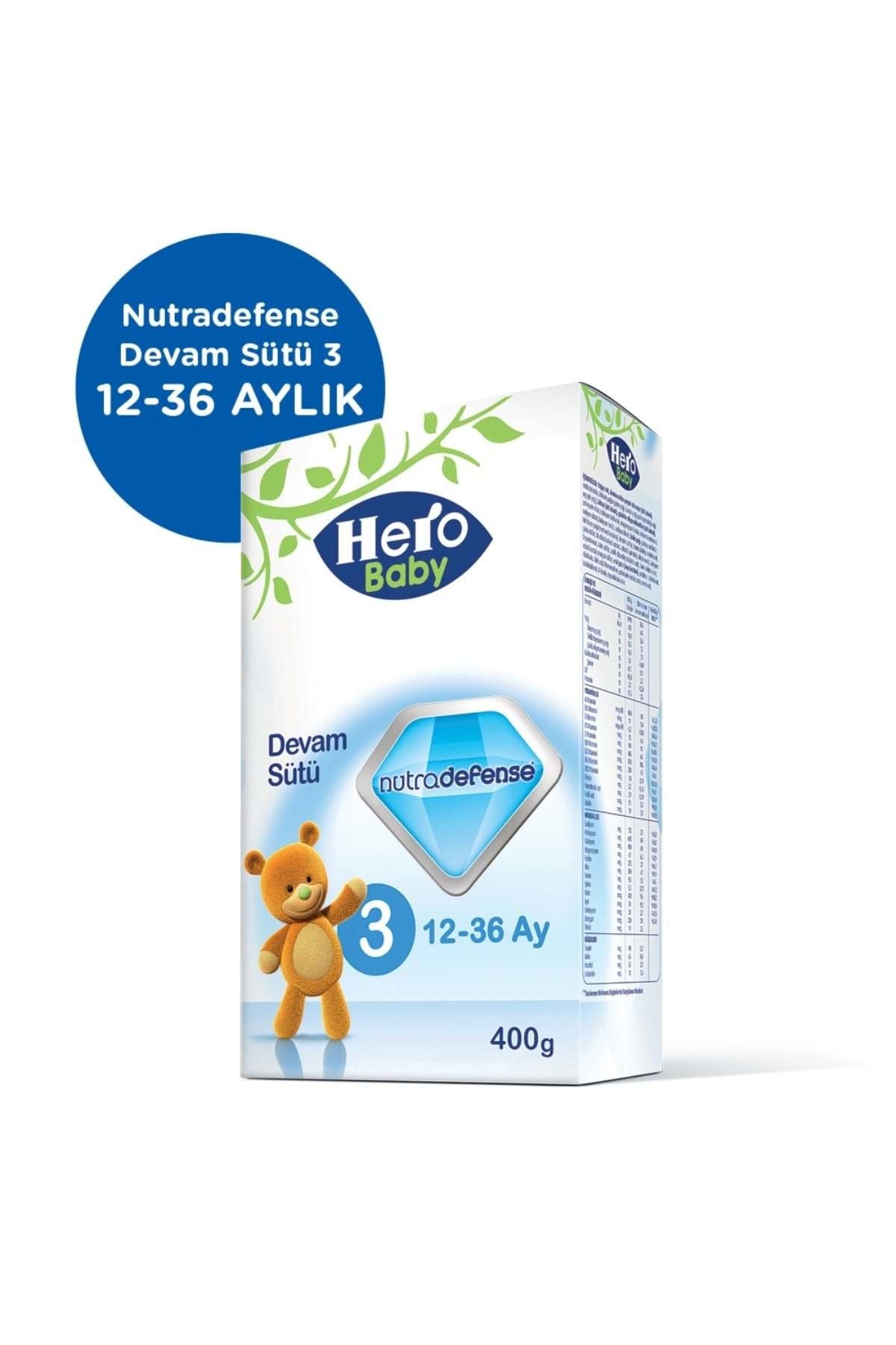 Hero Baby Nutradefense Devam Sütü 400Gr No:3 12-36 Ay