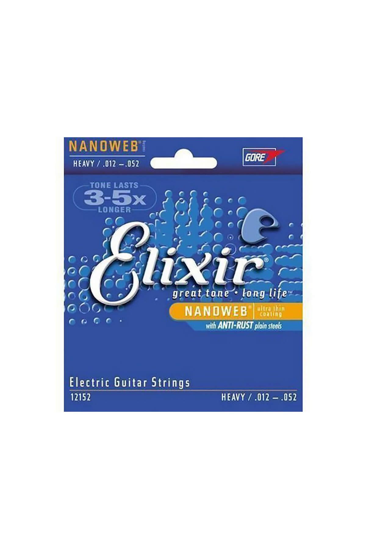 Elixir 012-052 Elektro Gitar Teli (12152)