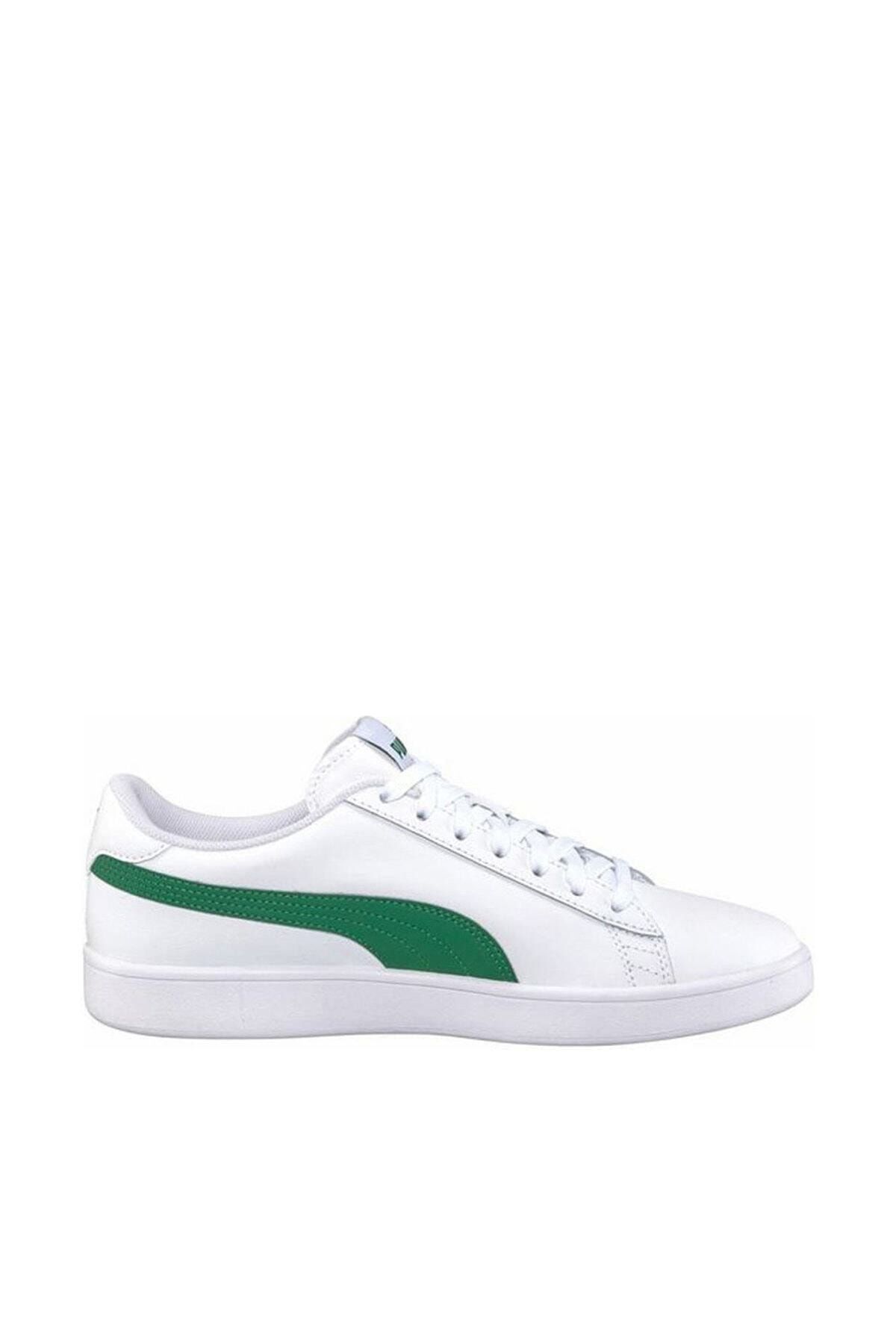 Puma Smash V2 L Jr Beyaz Yeşil Erkek Sneaker Ayakkabı 100346459