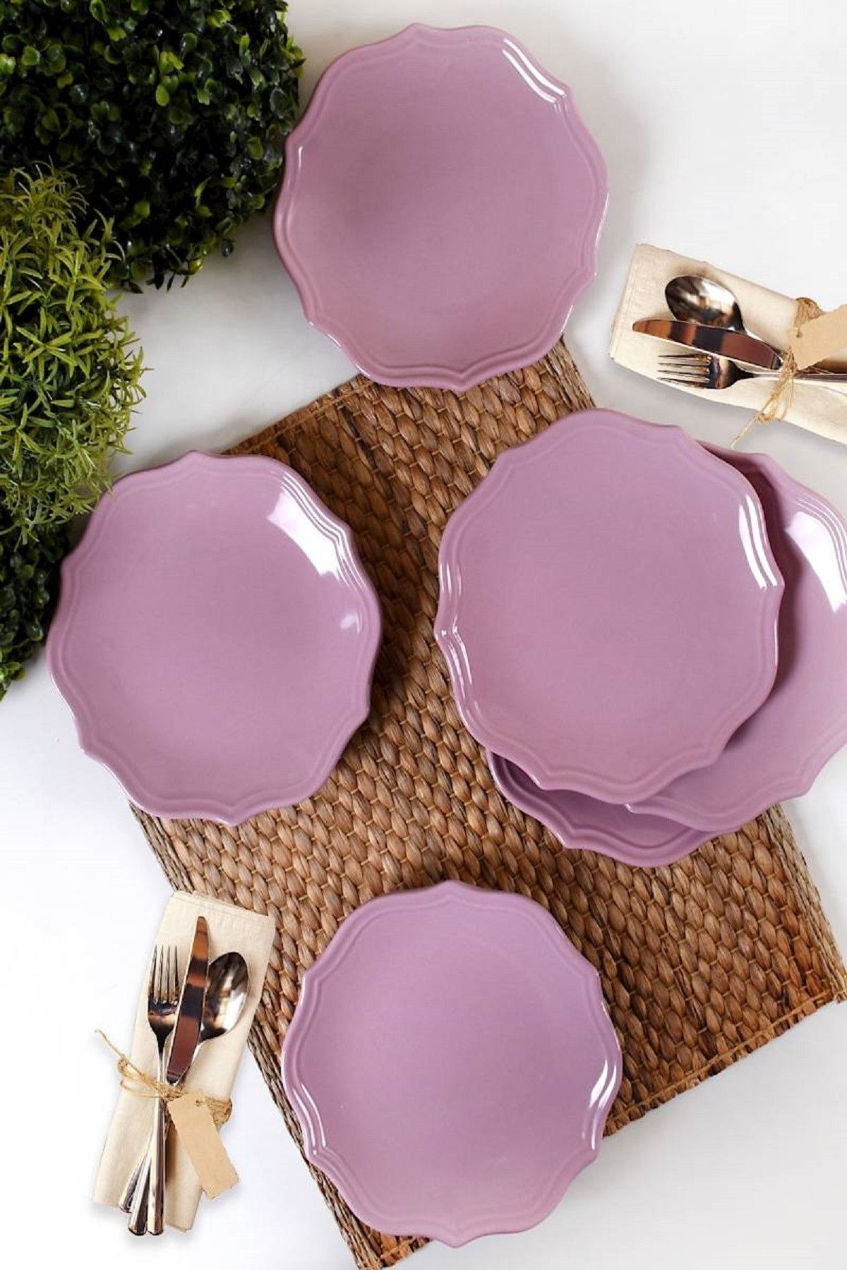 Keramika Violet Romeo Pasta Tabağı 21 Cm 6 Adet Fiyatı, Yorumları