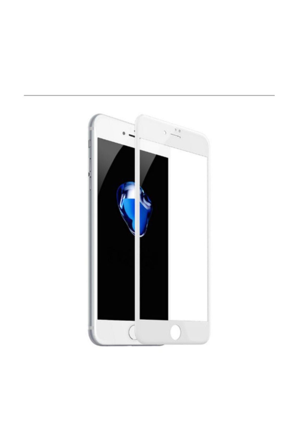 Lito 3D Full Cover Tam Kaplayan iPhone 6 Plus / iPhone 6S Plus Cam Ekran Koruyucu Ön / Beyaz