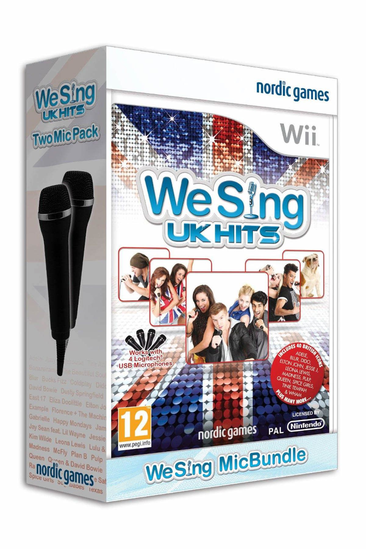 Nintendo Wii We Sing Uk Hits Oyun + 2 Mikrofon