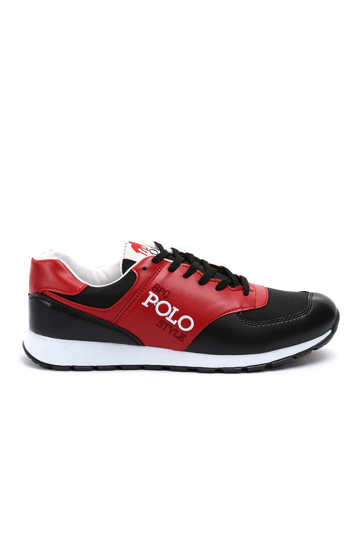 B.F.G POLO STYLE Siyah Kırmızı Erkek Ayakkabı 559-7-Ym0754