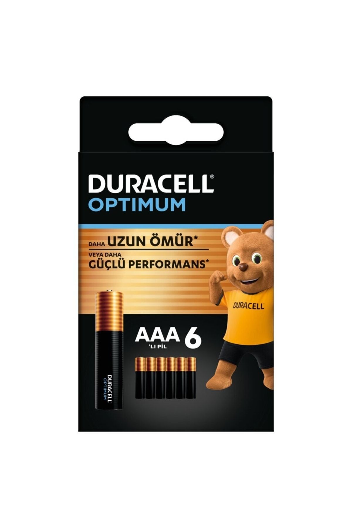 Duracell Optimum Aaa Alkalin Ince Kalem Pil, 1,5 V Lr03/mn2400, 6’lı Paket