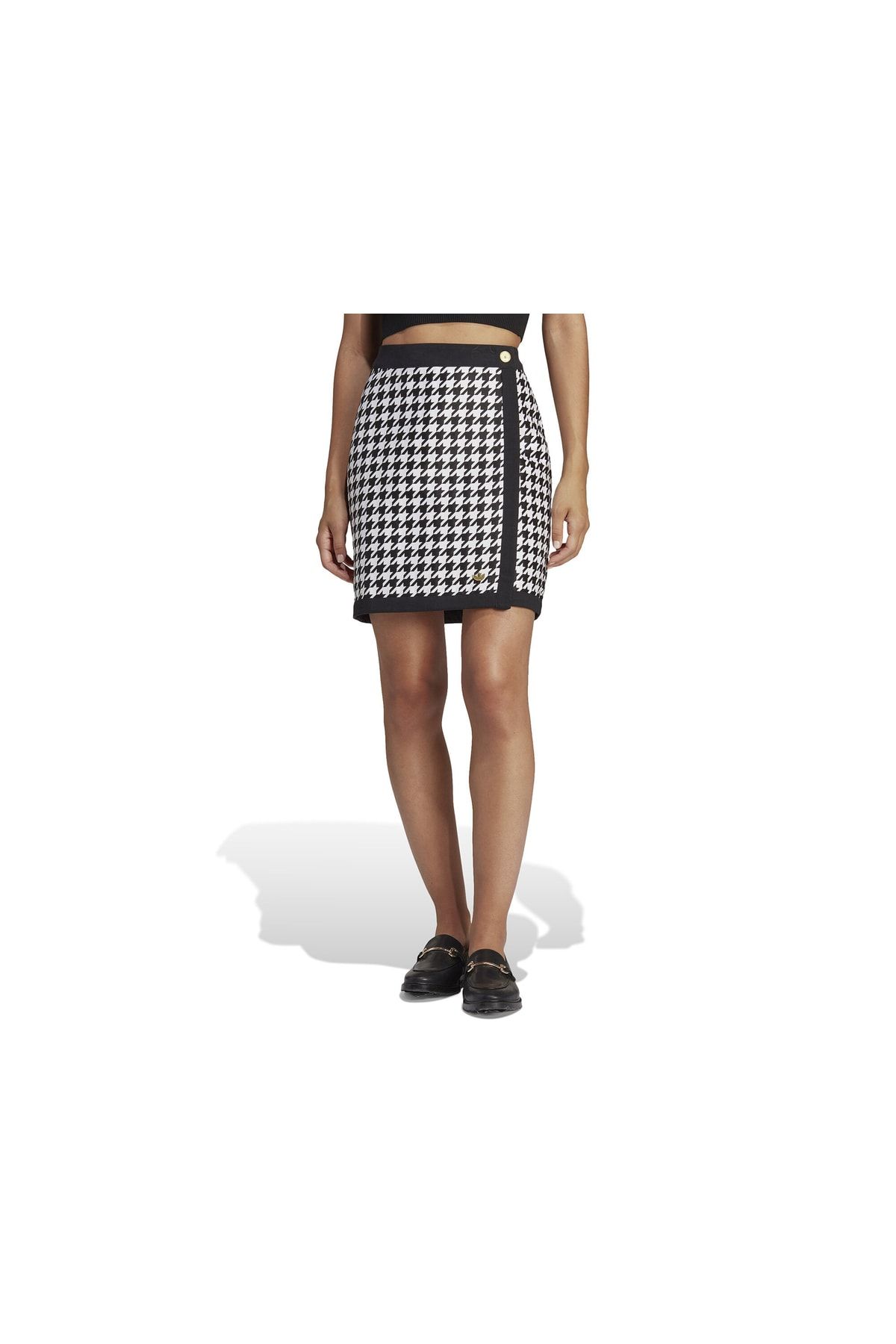adidas Vichy Skirt Kadın Günlük Etek Ib7716 Beyaz