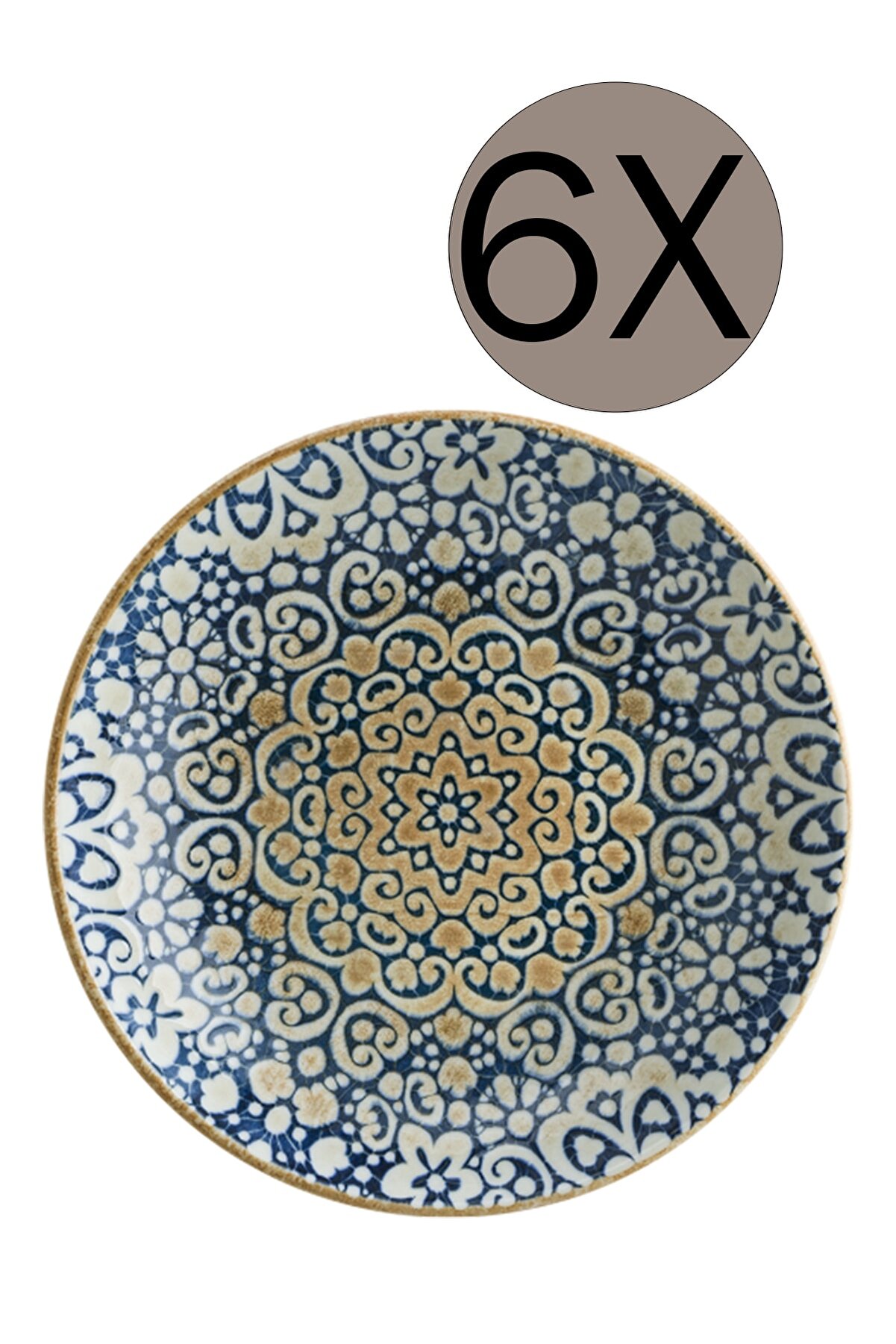 Bonna Piatti - Alhambra - Porcellana - 26 cm 1300 cc - set di 6