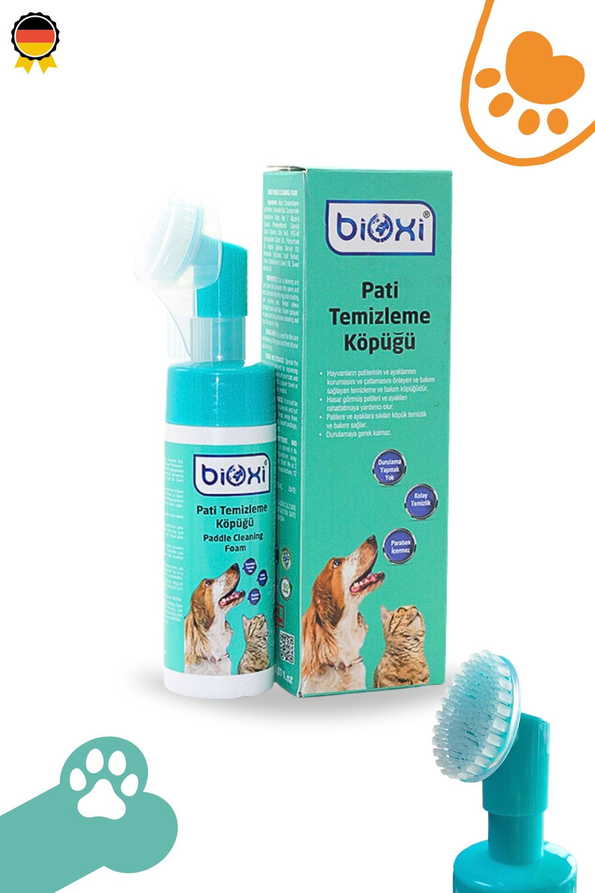 Bioxi ® Pati Temizleme Köpüğü 150 ml Köpek, Kedi Ürünleri