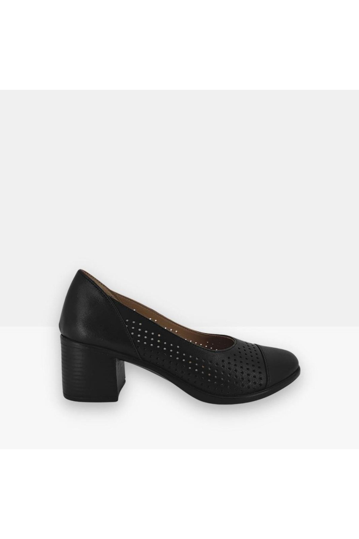 Hobby /ellanor 2301 Hakiki Deri Topuklu Kadın Ayakkabı Modeli