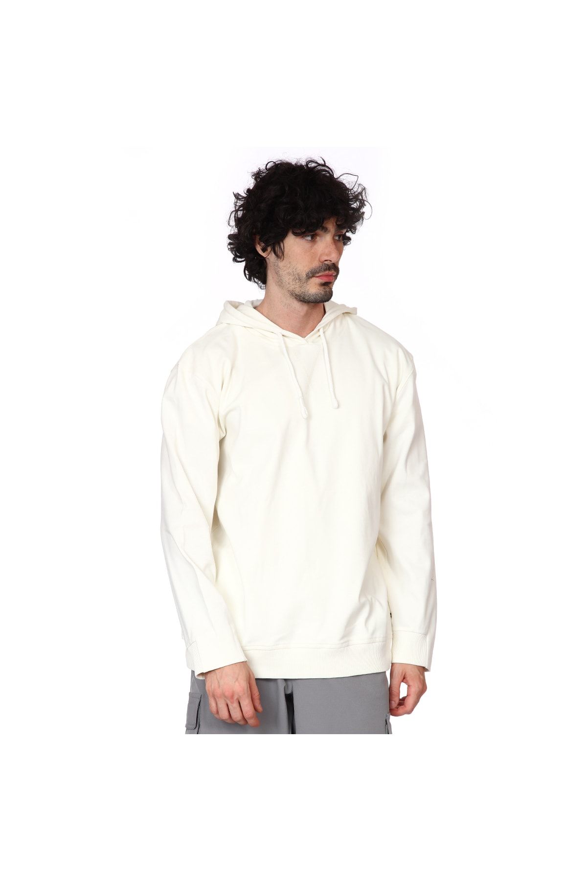 Sportive Oversize Hoodie Erkek Çok Renkli Günlük Stil Sweatshirt 22yetl13d02-ekr
