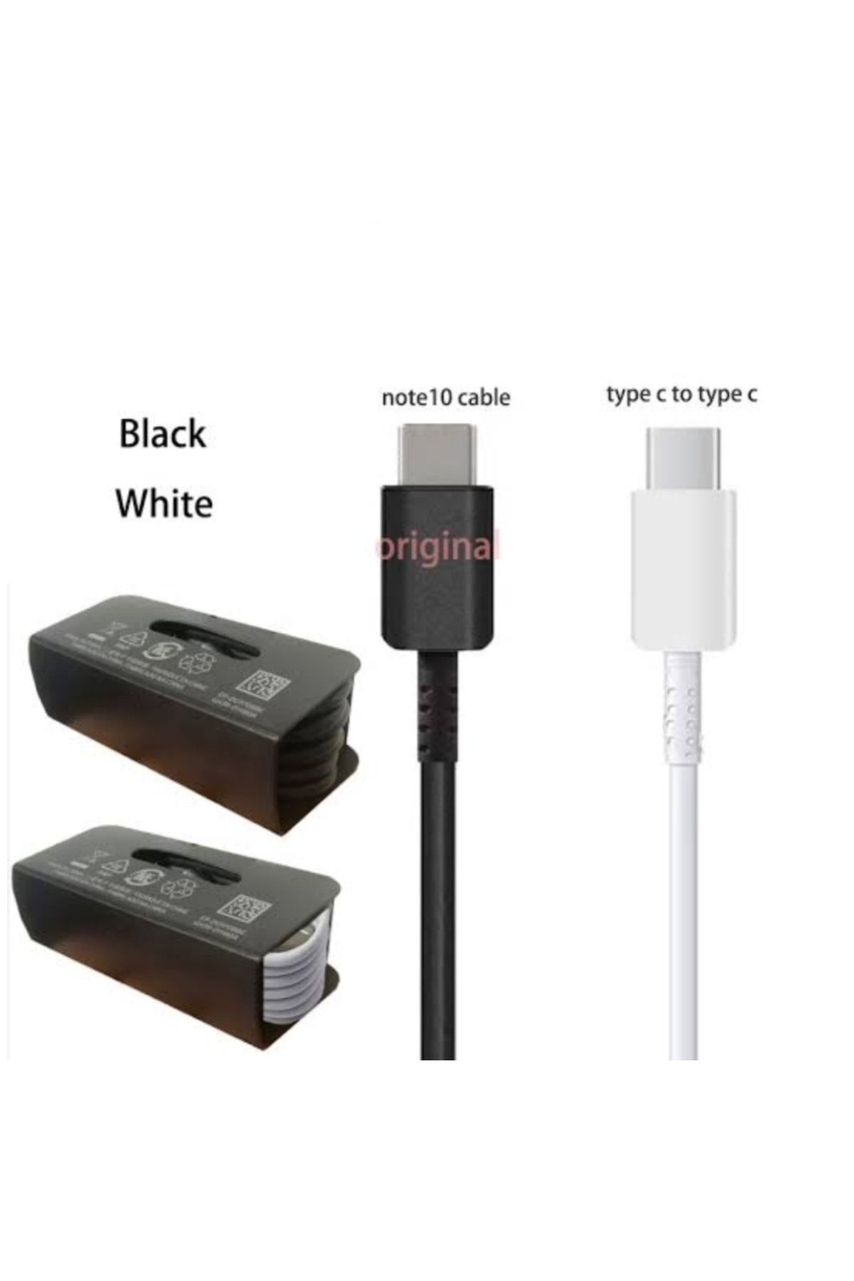 Samsung Orjinal 5a Type-c Kablo (c To C) Hızlı Şarj Destekli Kablo (siyah)