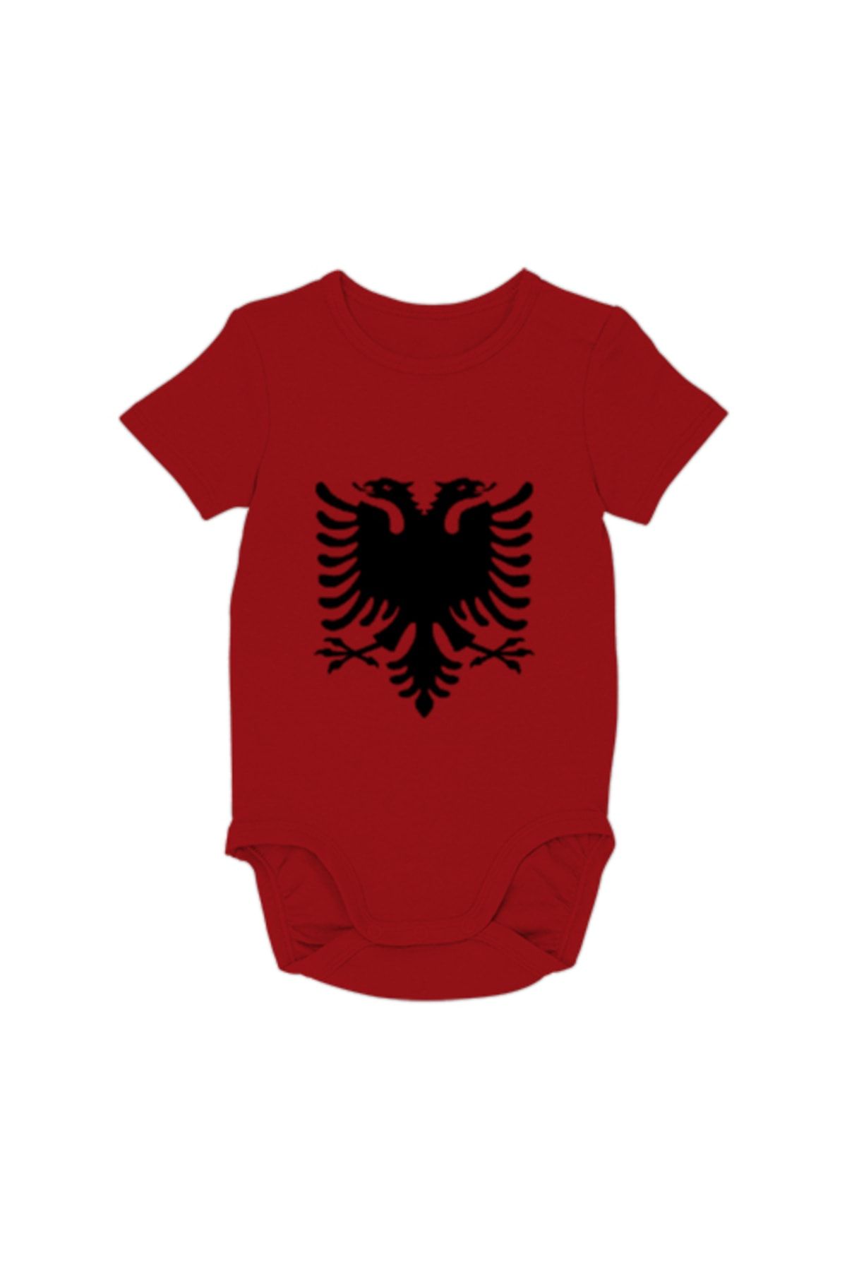 Tisho Arnavutluk,albania,arnavutluk Bayrağı,arnavutluk Logosu,albania Flag. Kırmızı Bebek Zıbını