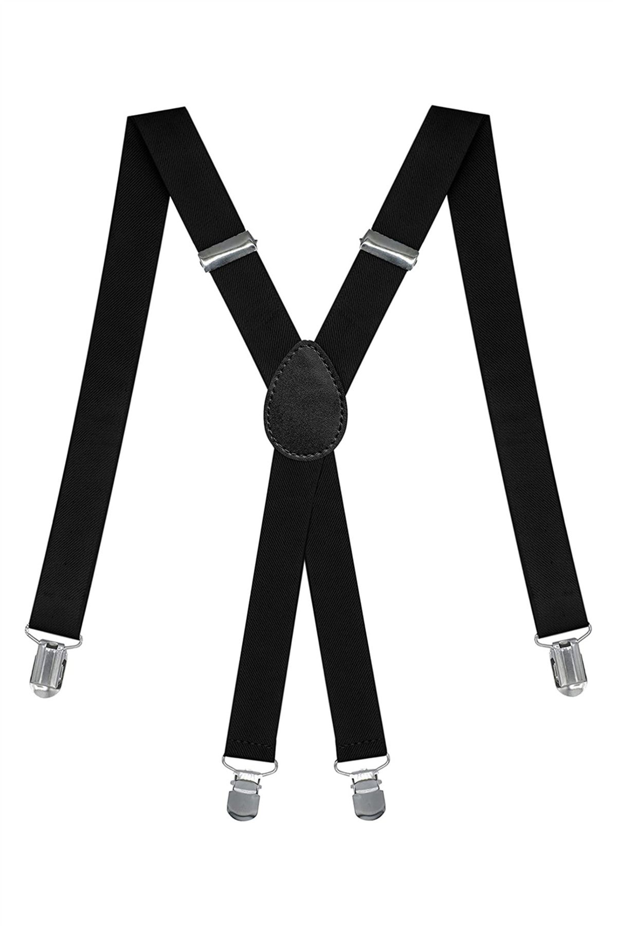 ELROZO X Model Unisex Siyah Pantolon Askısı