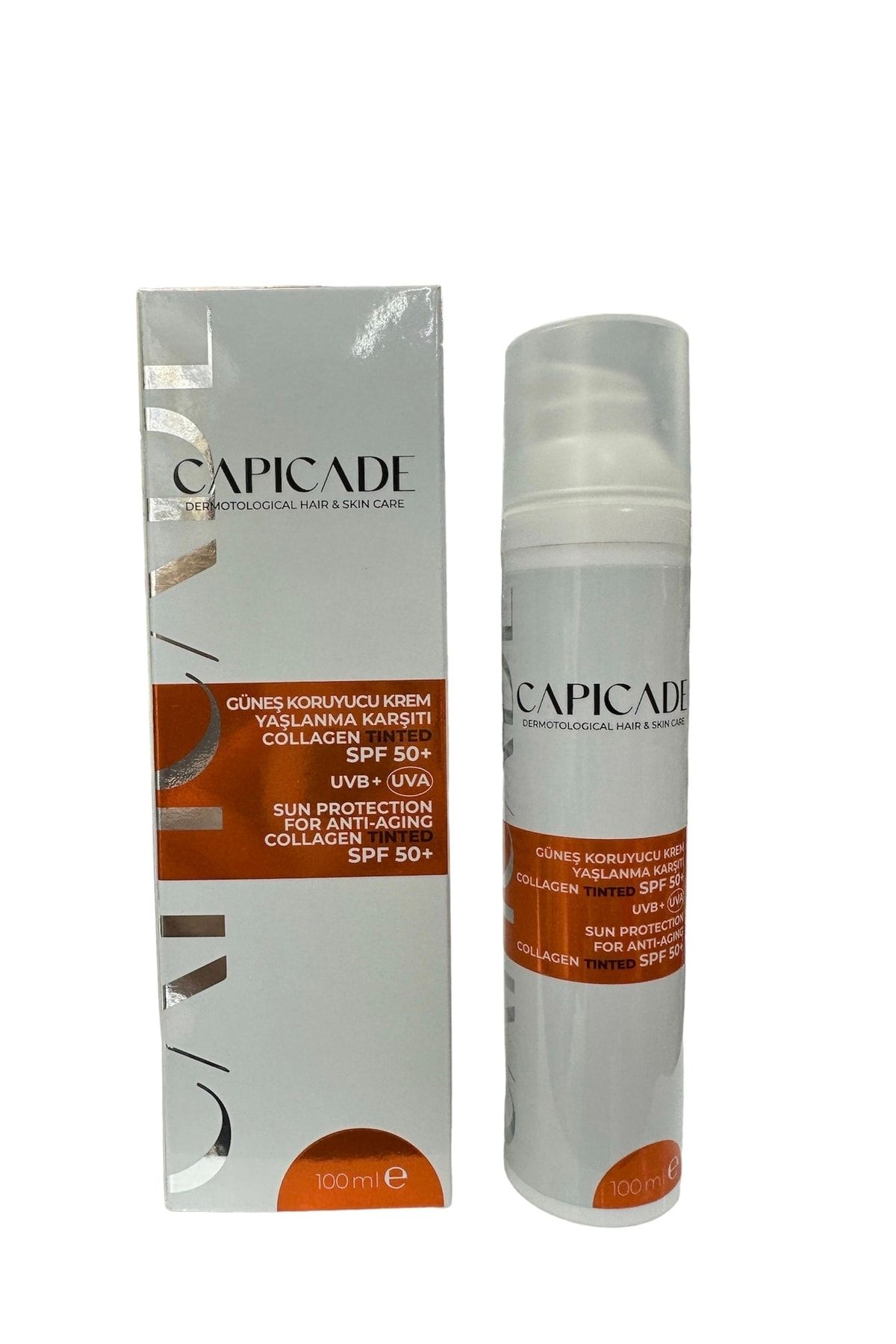 Capicade For Anti-aging Collagen Tinted Spf 50+ (yaşlanma Karşıtı Collagen Tinted)