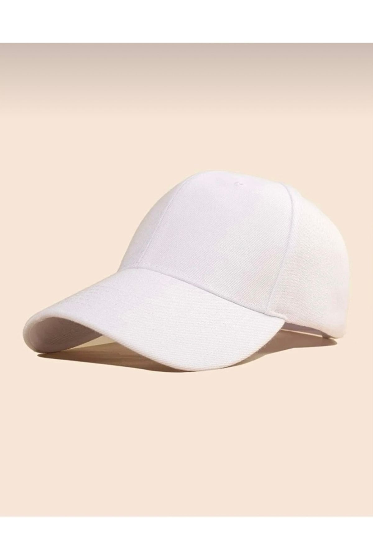 MSASTYLE Unısex Beyaz Spor Şapka