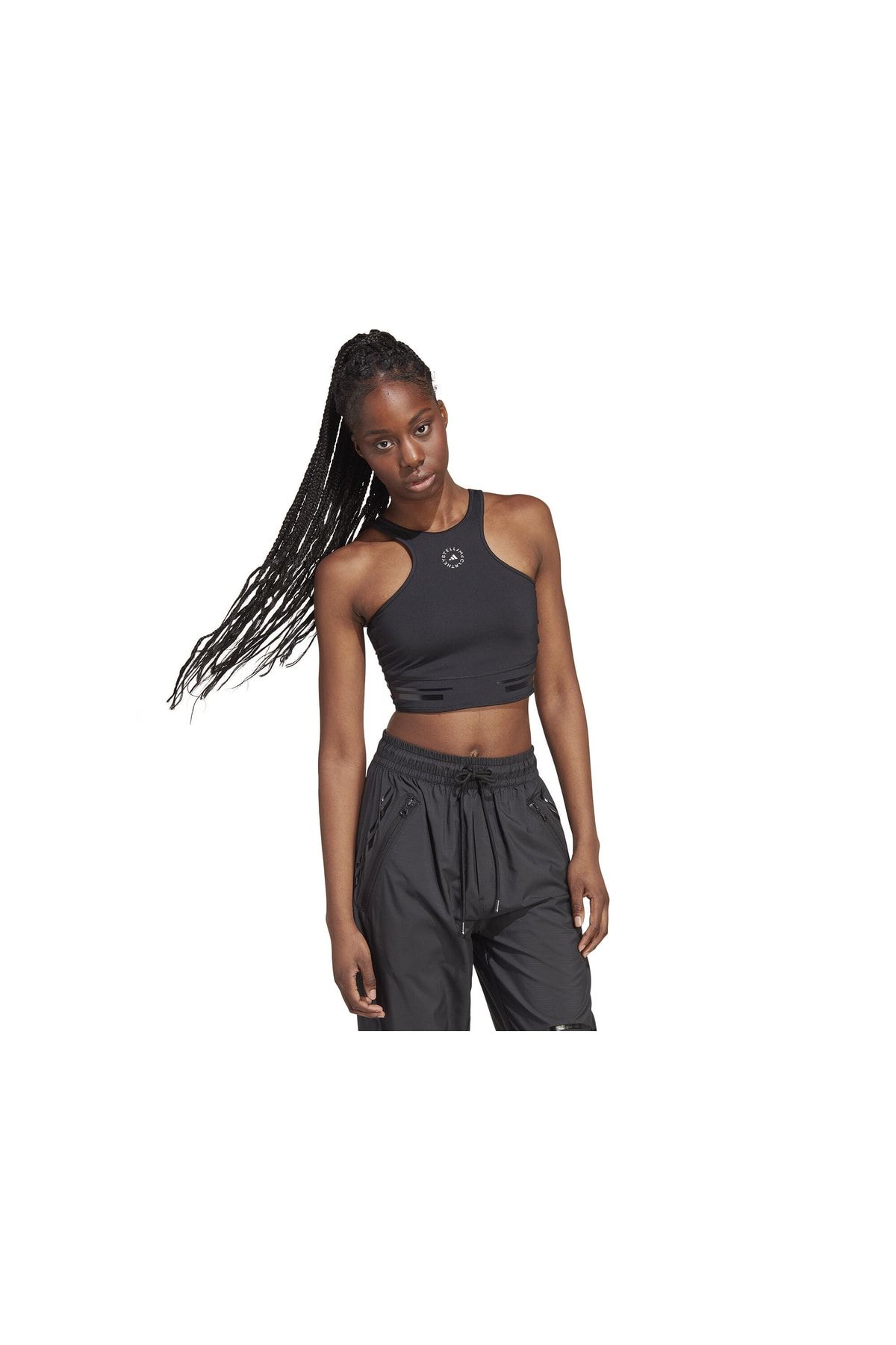 adidas By Stella Mccartney Truepace Kadın Koşu Kısa Atlet Hr2188 Siyah
